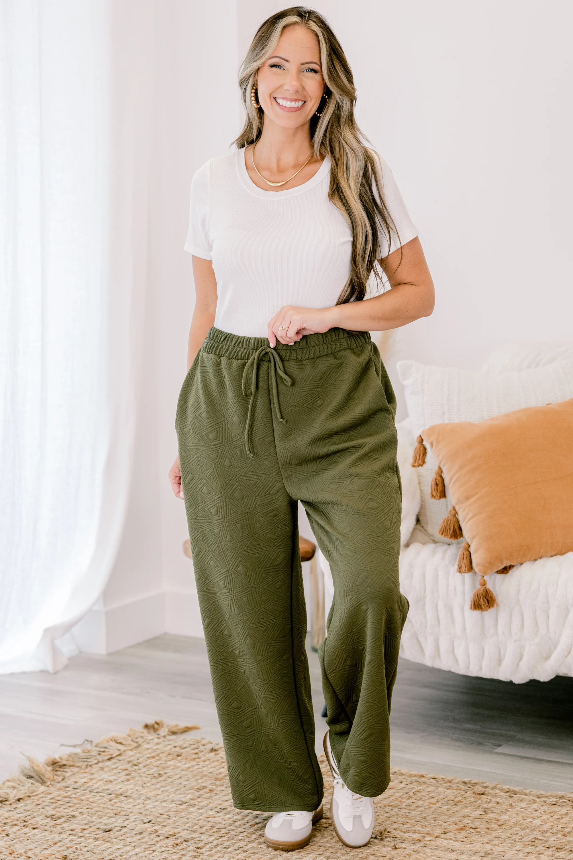 Thank You Next Pants, Green - Giverhouse