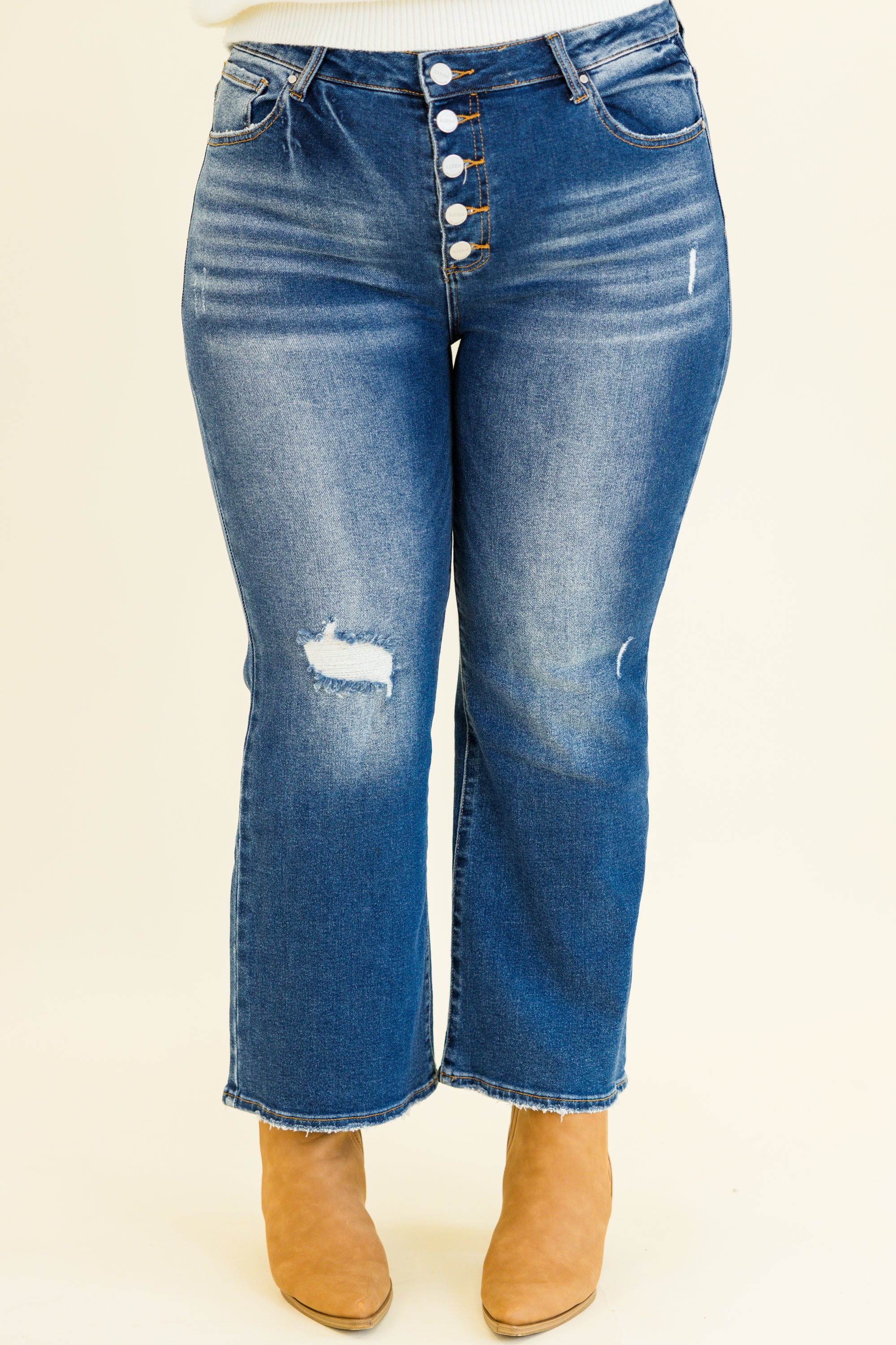 Much To Do Jeans, Dark Wash - Giverhouse