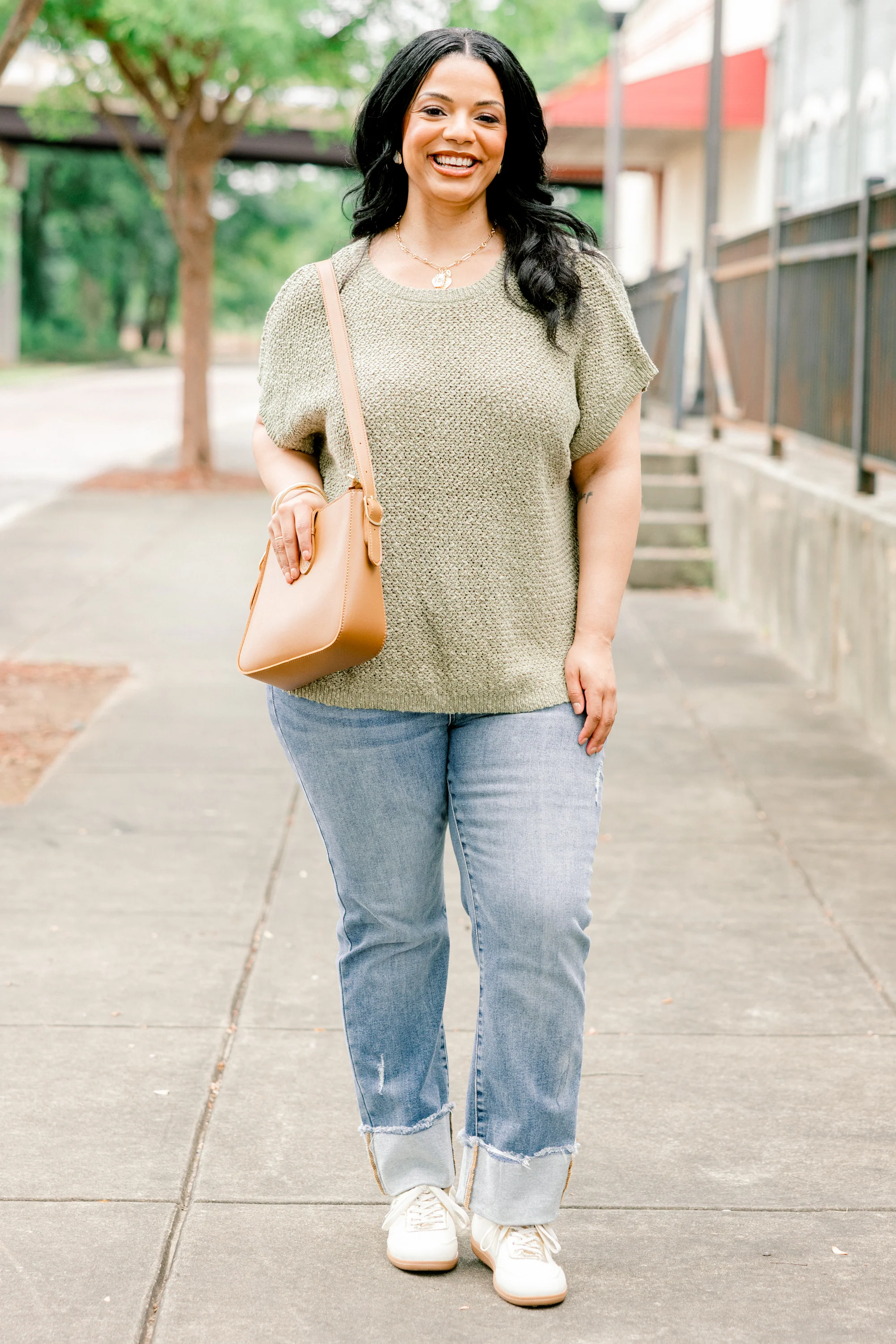 Apple Of My Eye Top, Olive - Giverhouse