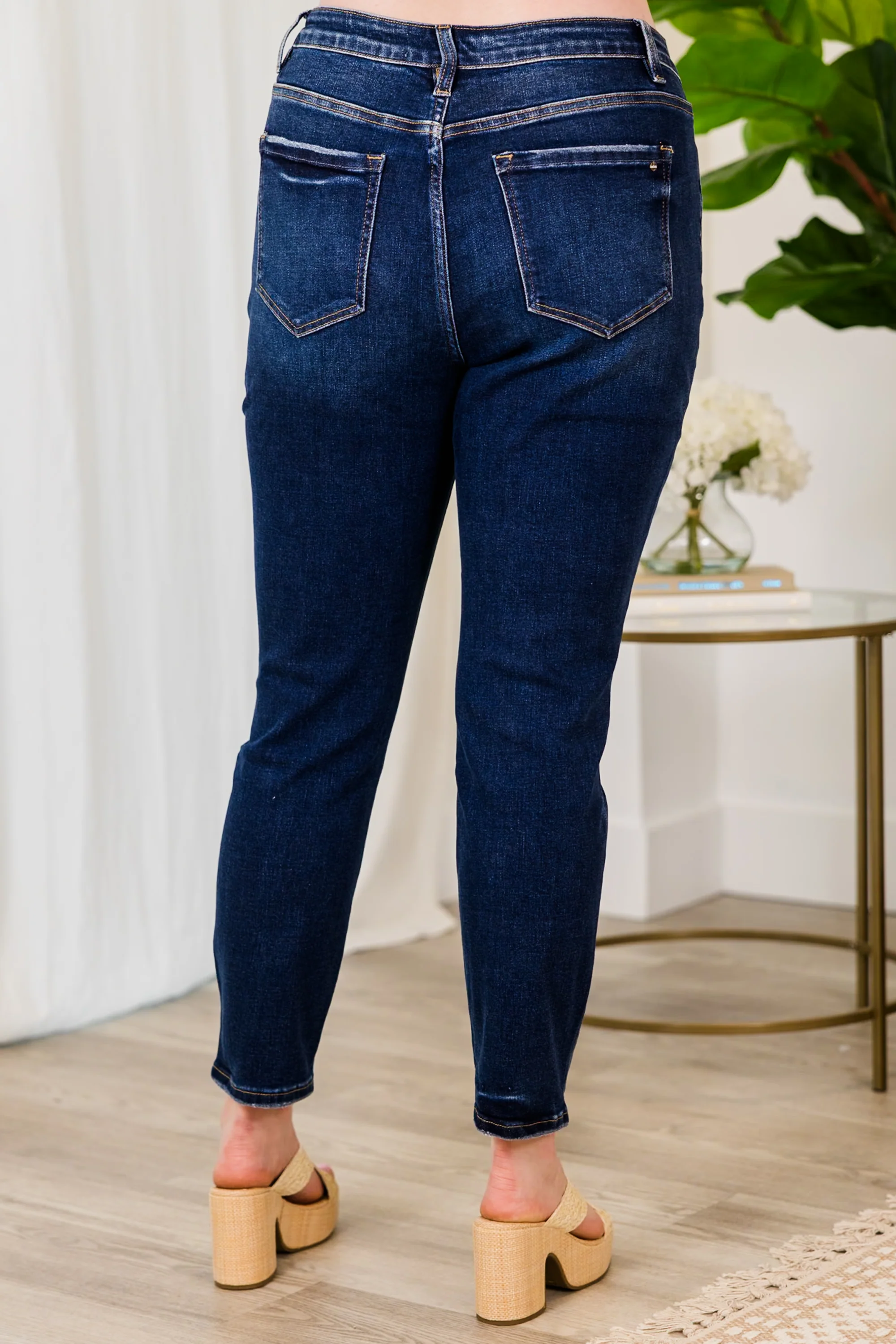 Time To Evolve Jeans, Dark Wash - Giverhouse