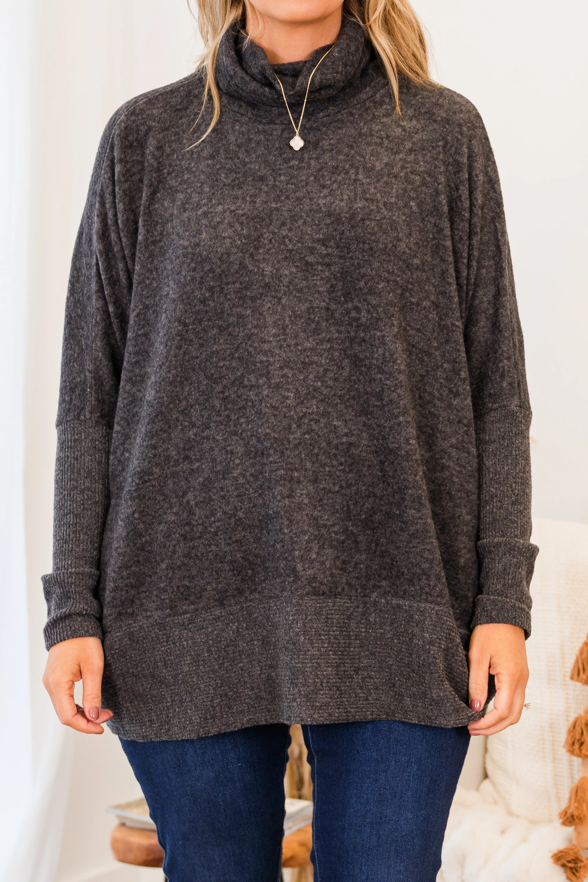 Mind Made Up On You Sweater, Black - Giverhouse