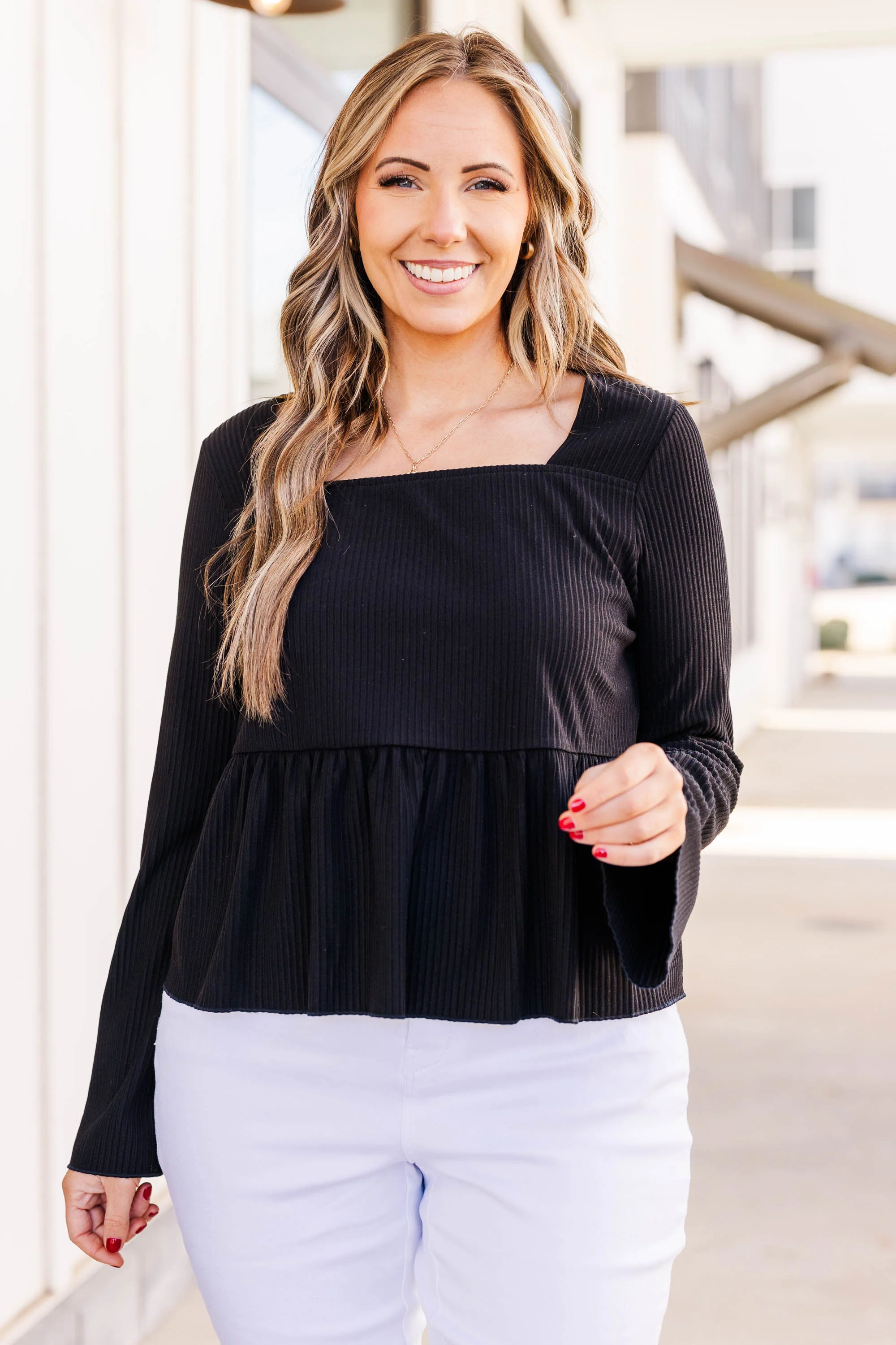 Carry Forward Top, Black - Giverhouse