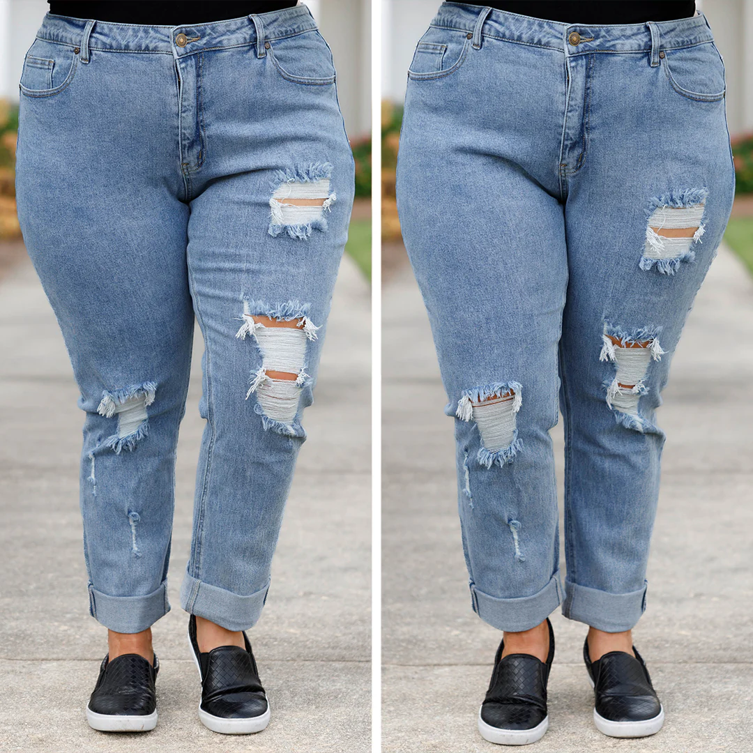 Have It My Way Jeans, Light Wash - Giverhouse