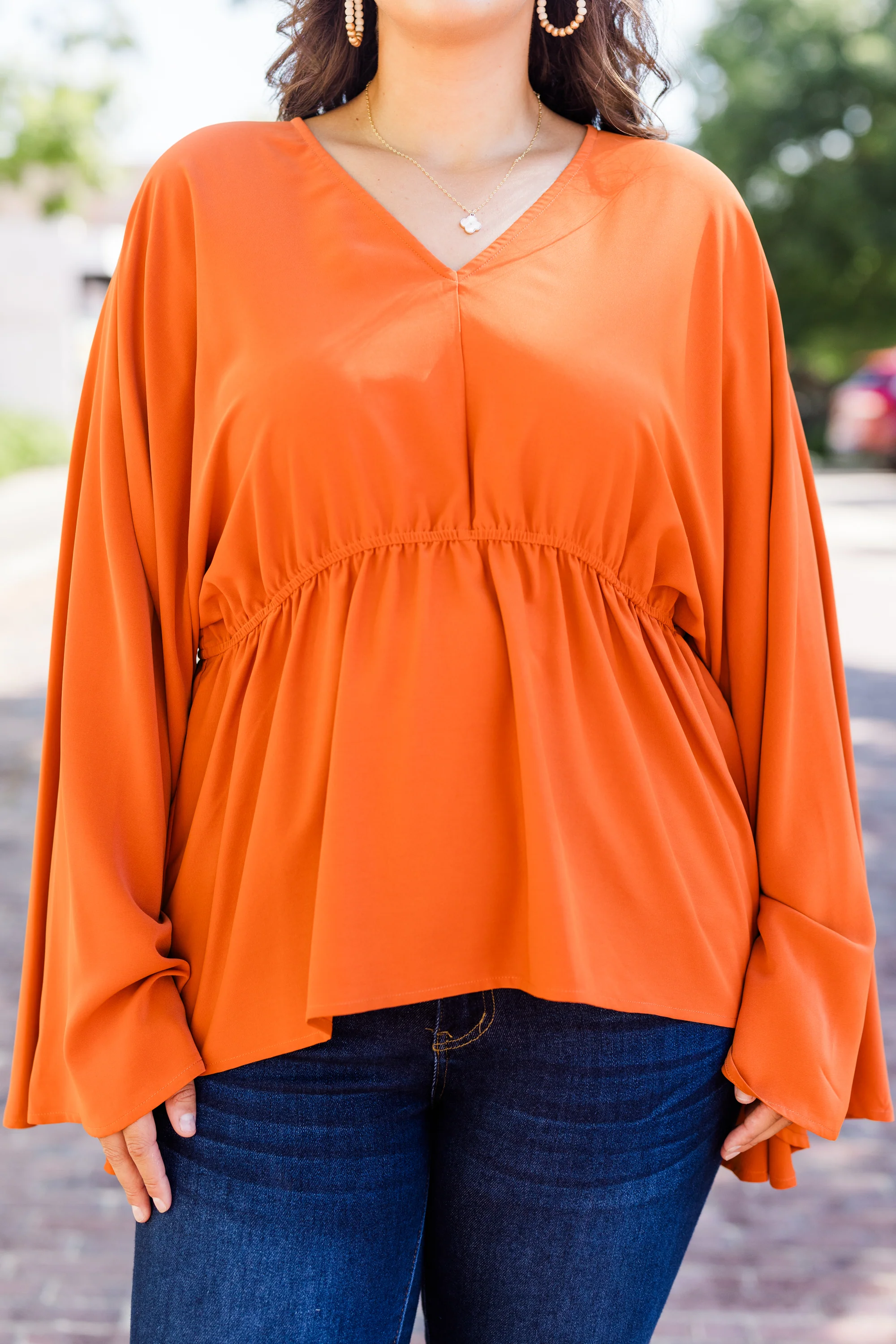 Snapdragon Top, Orange - Giverhouse