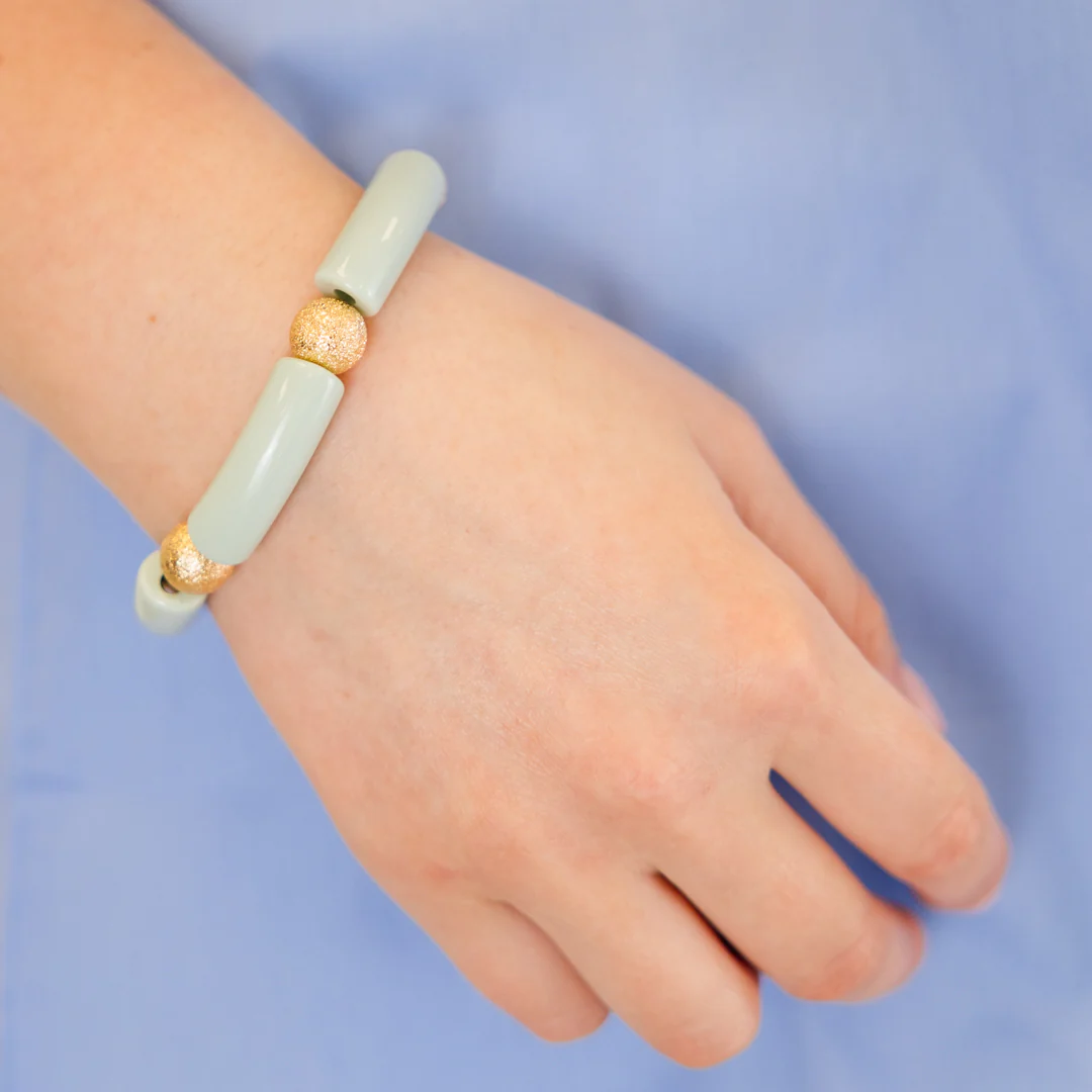 Around The World Bracelet, Mint - Giverhouse