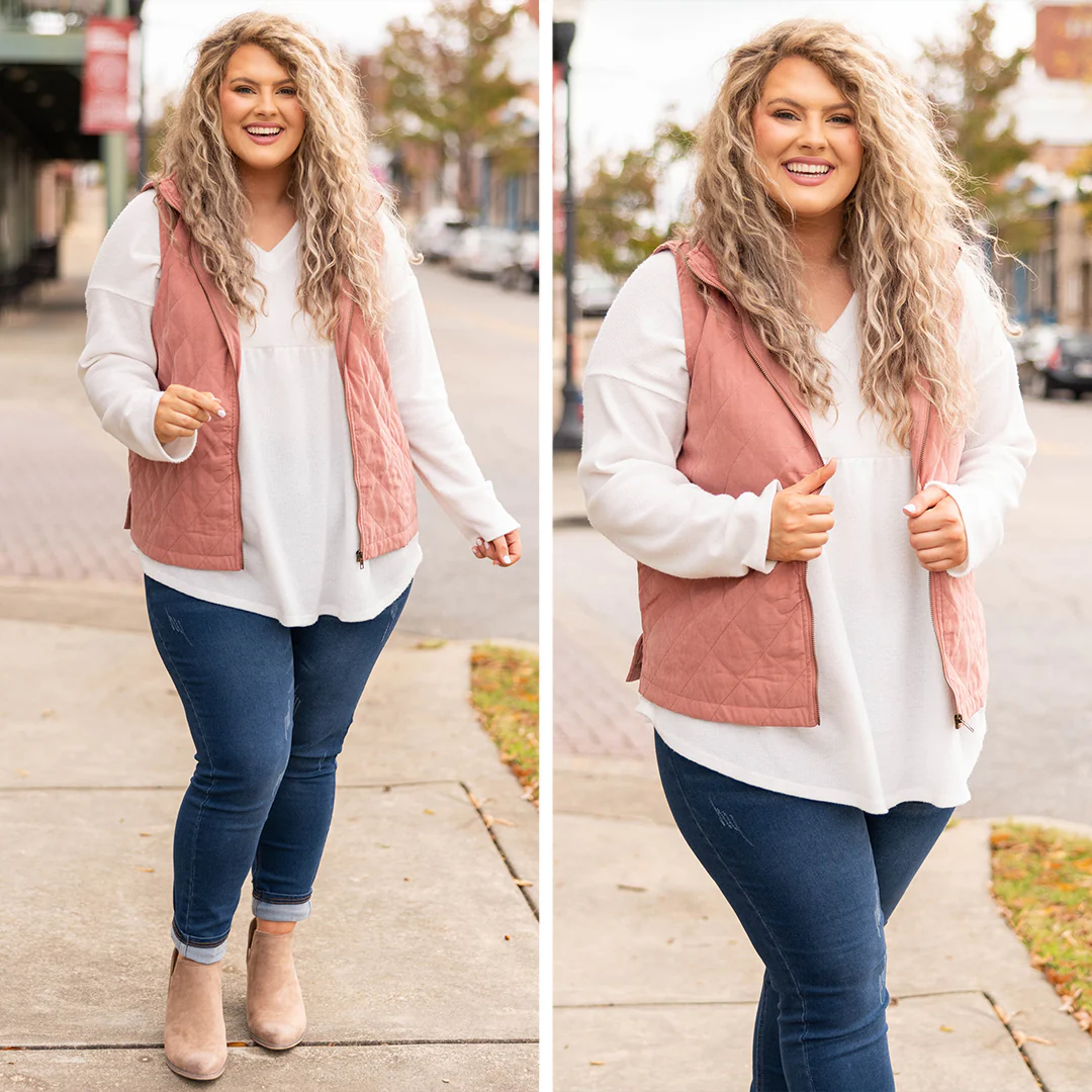 I Want To Break Free Vest, Soft Clay - Giverhouse