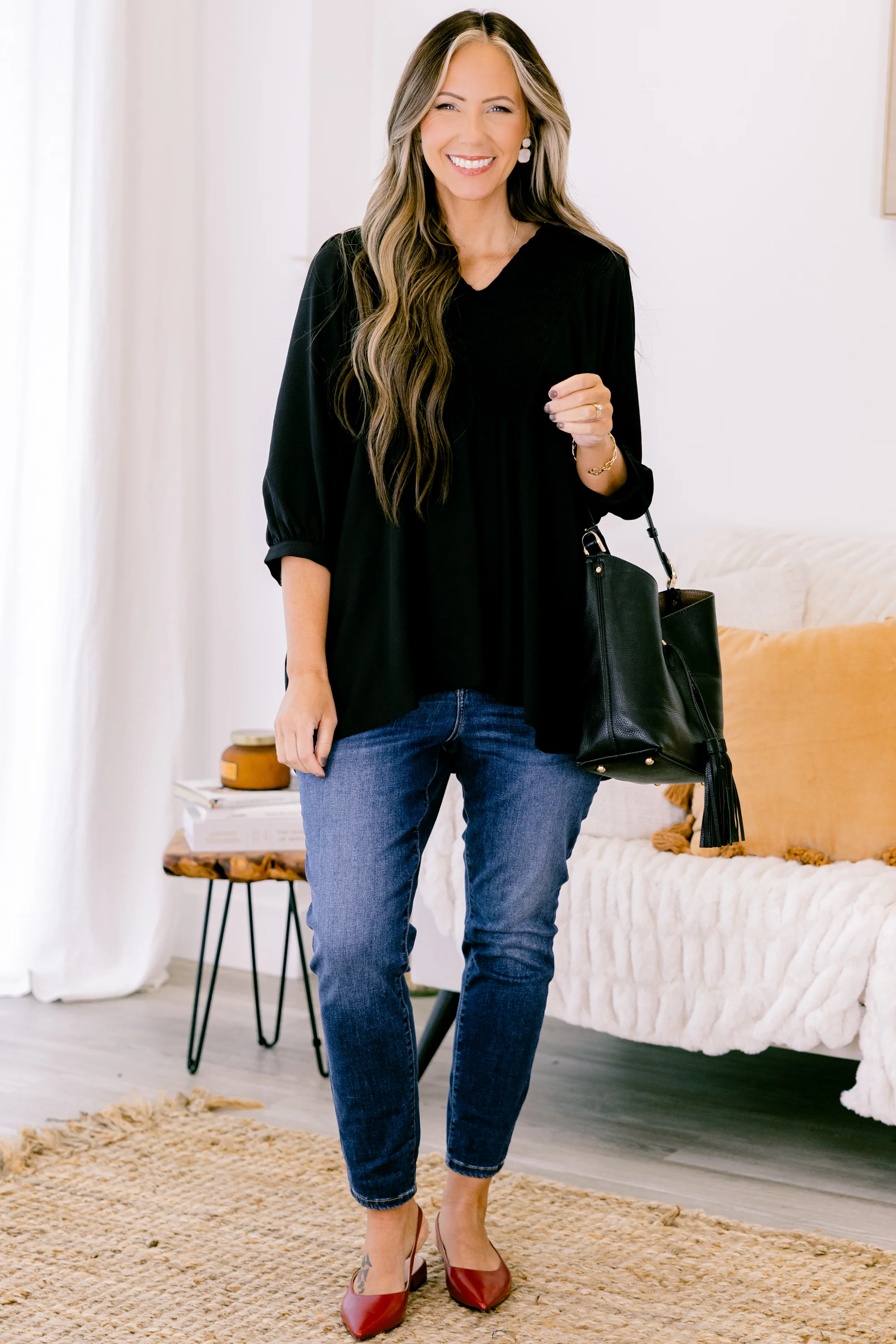 What Can I Do Top, Black - Giverhouse