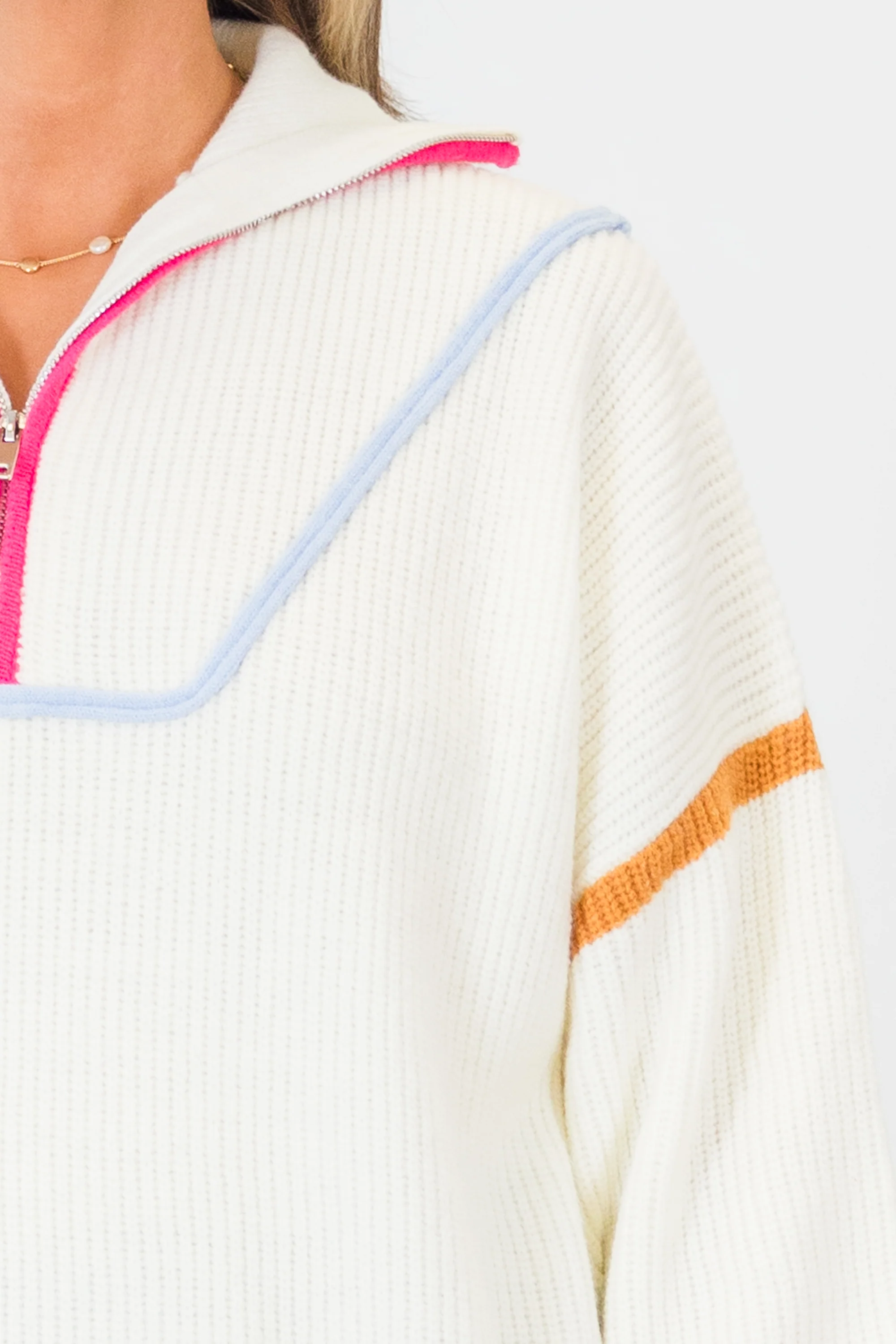 Falling For Fall Sweater, Cream - Giverhouse