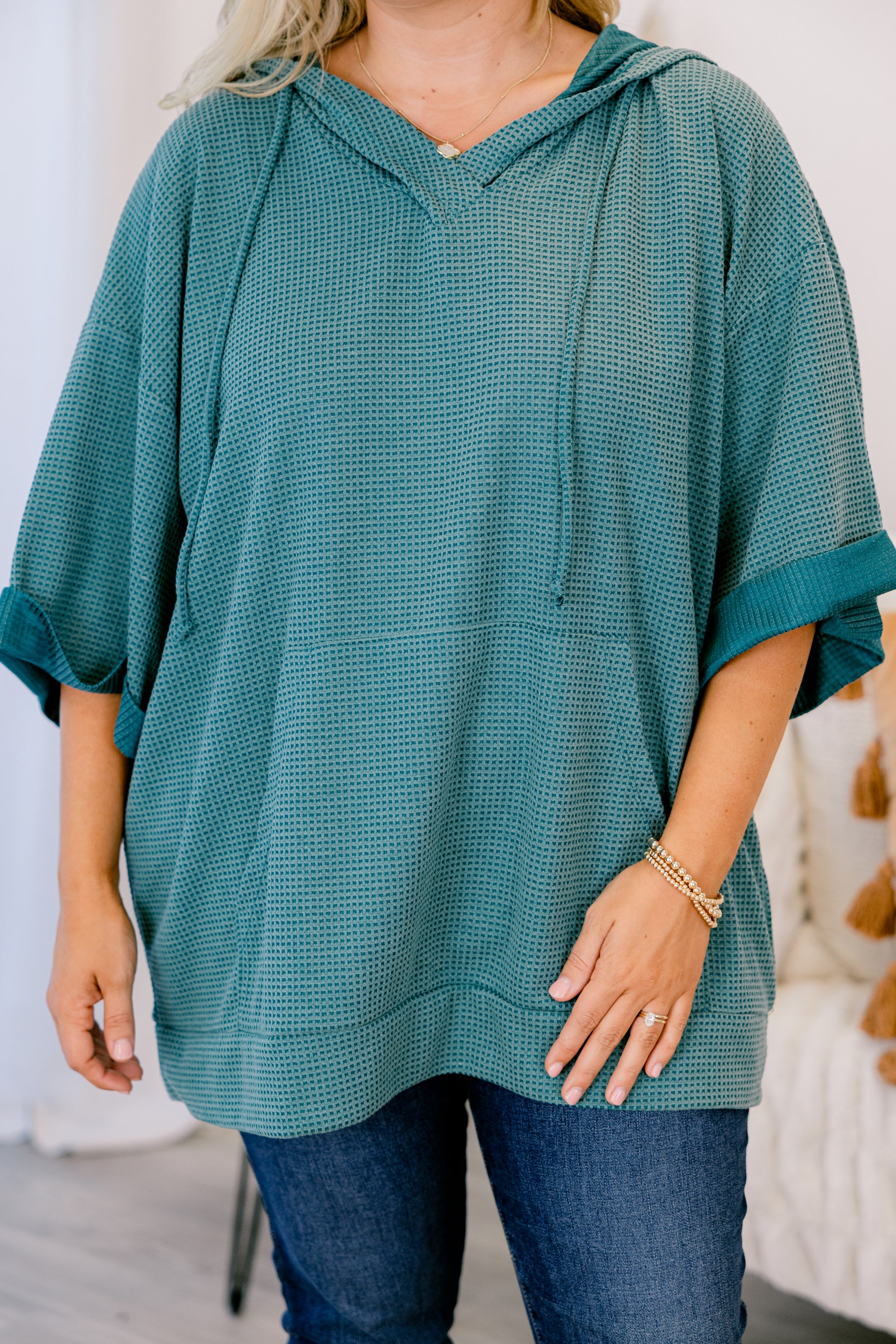 Fresh Outside Air Top, Jewel Green - Giverhouse