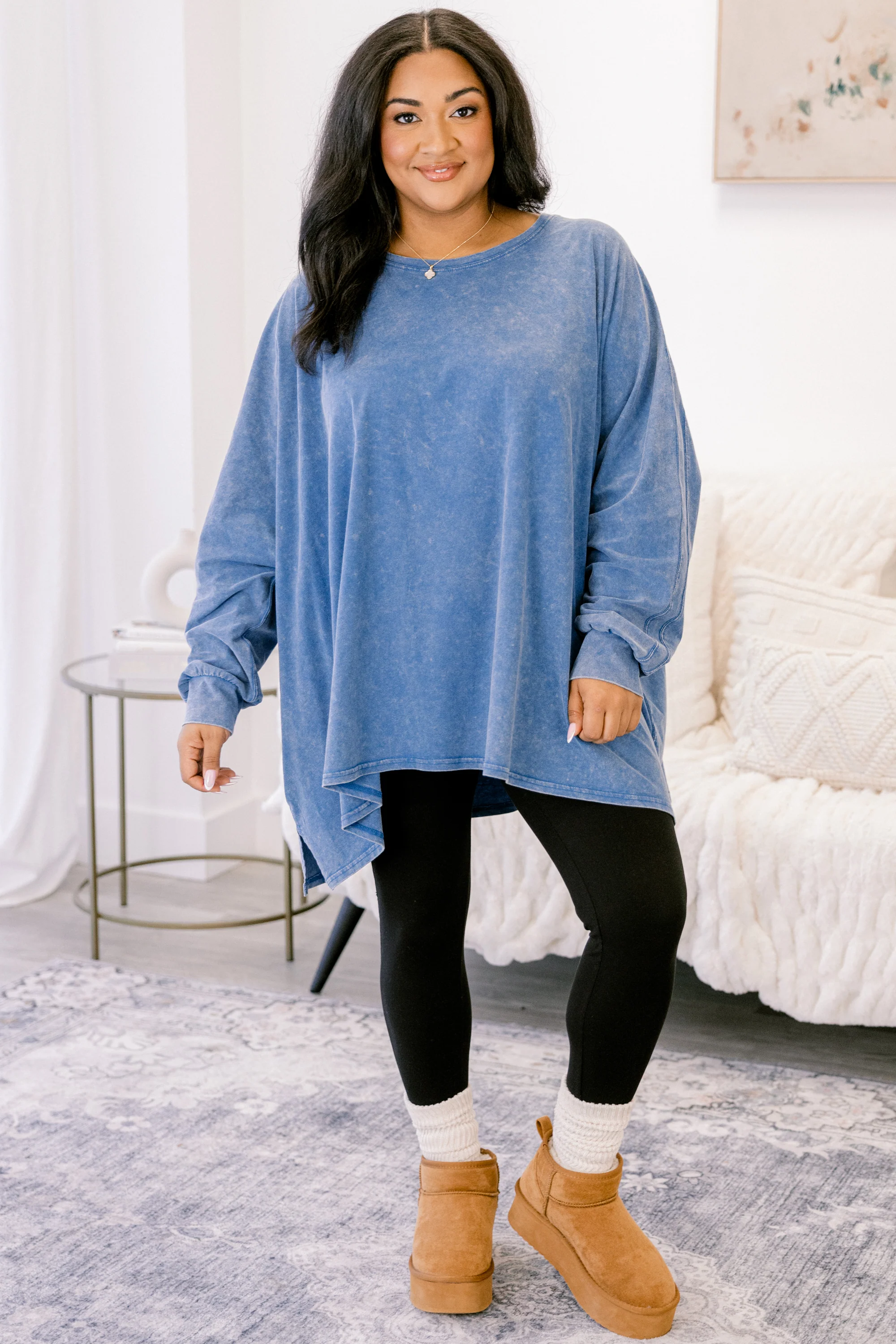 All So Nice Tunic, Blue - Giverhouse