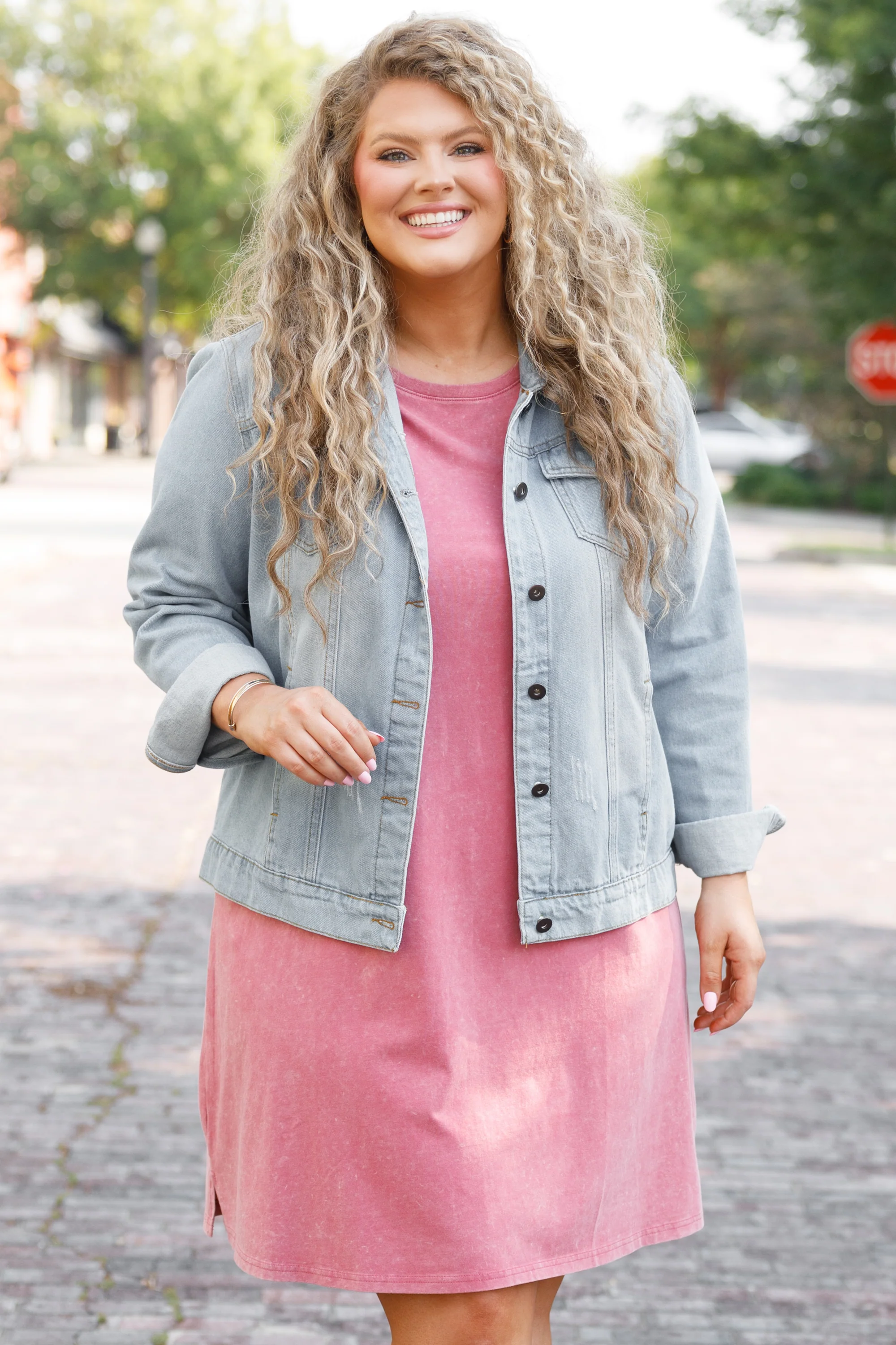 Day Out Dress, Dark Mauve - Giverhouse