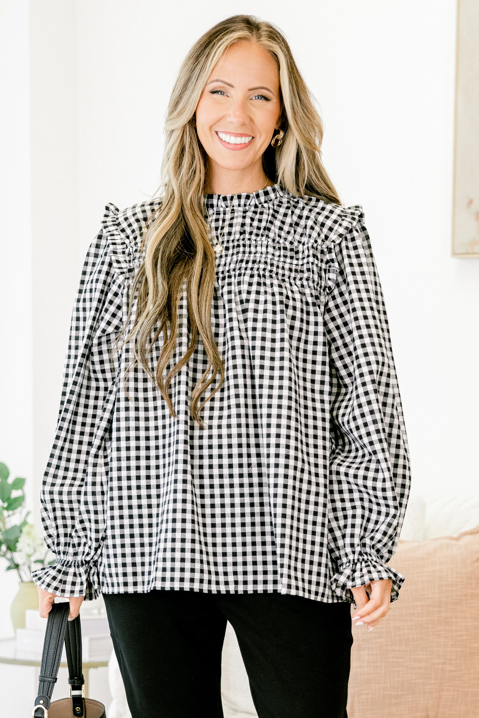 Open Fields Top, Black - Giverhouse