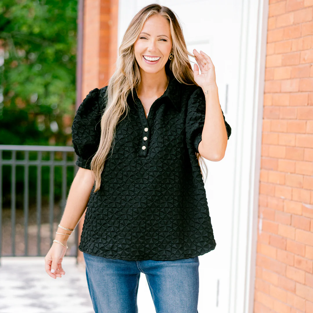 Bigger Plans Top, Black - Giverhouse