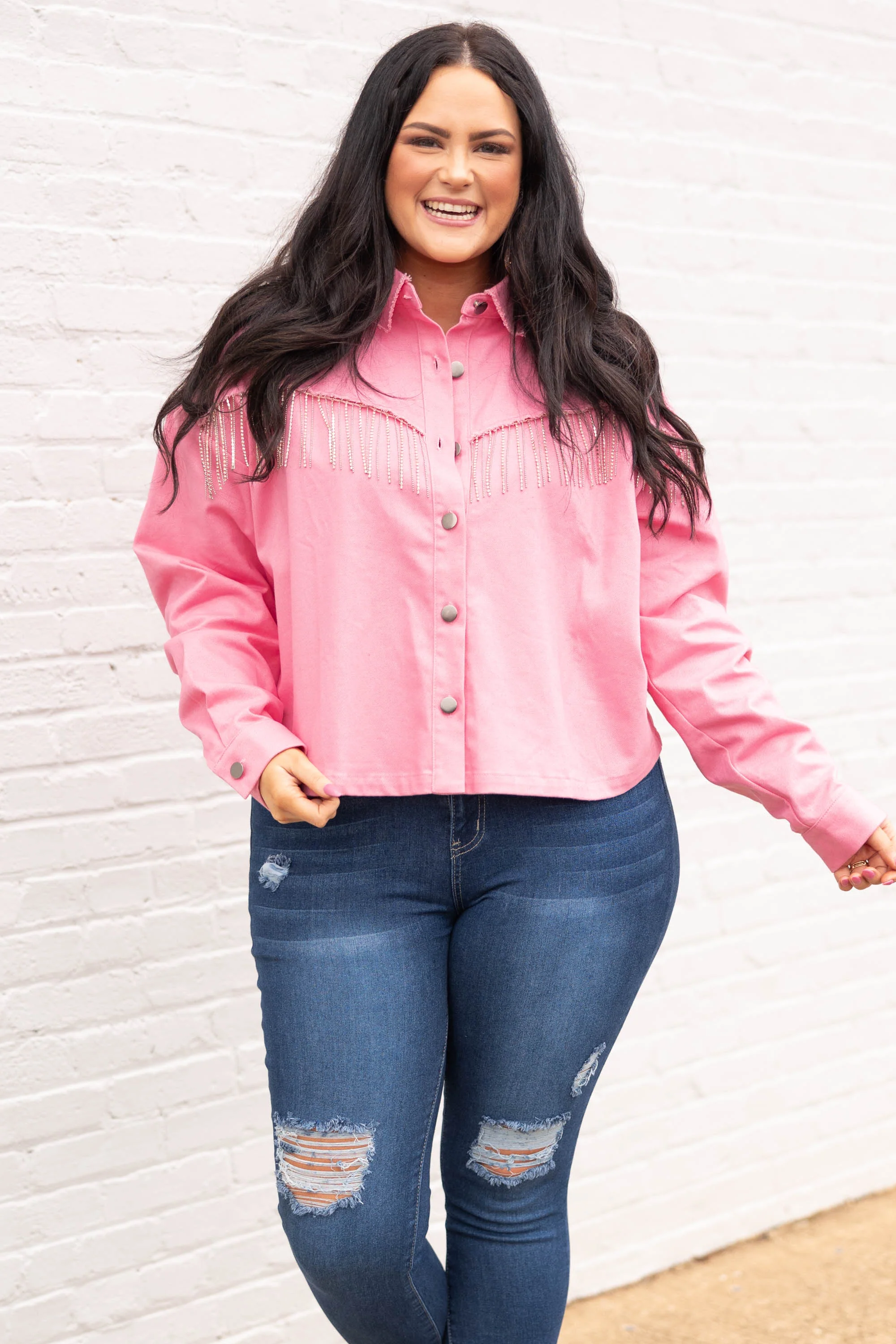 Only Loving You Jacket, Pink - Giverhouse