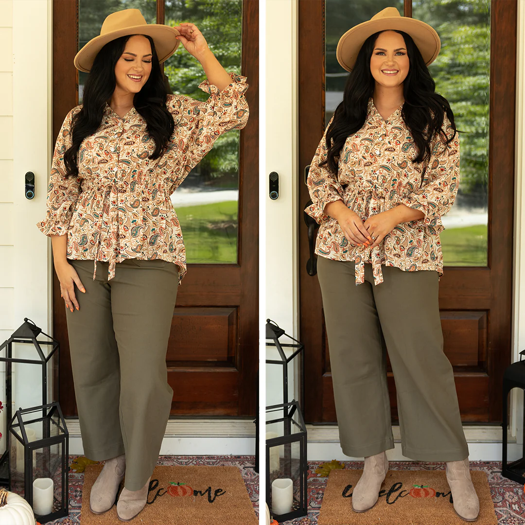 Living For This Moment Top, Mocha - Giverhouse