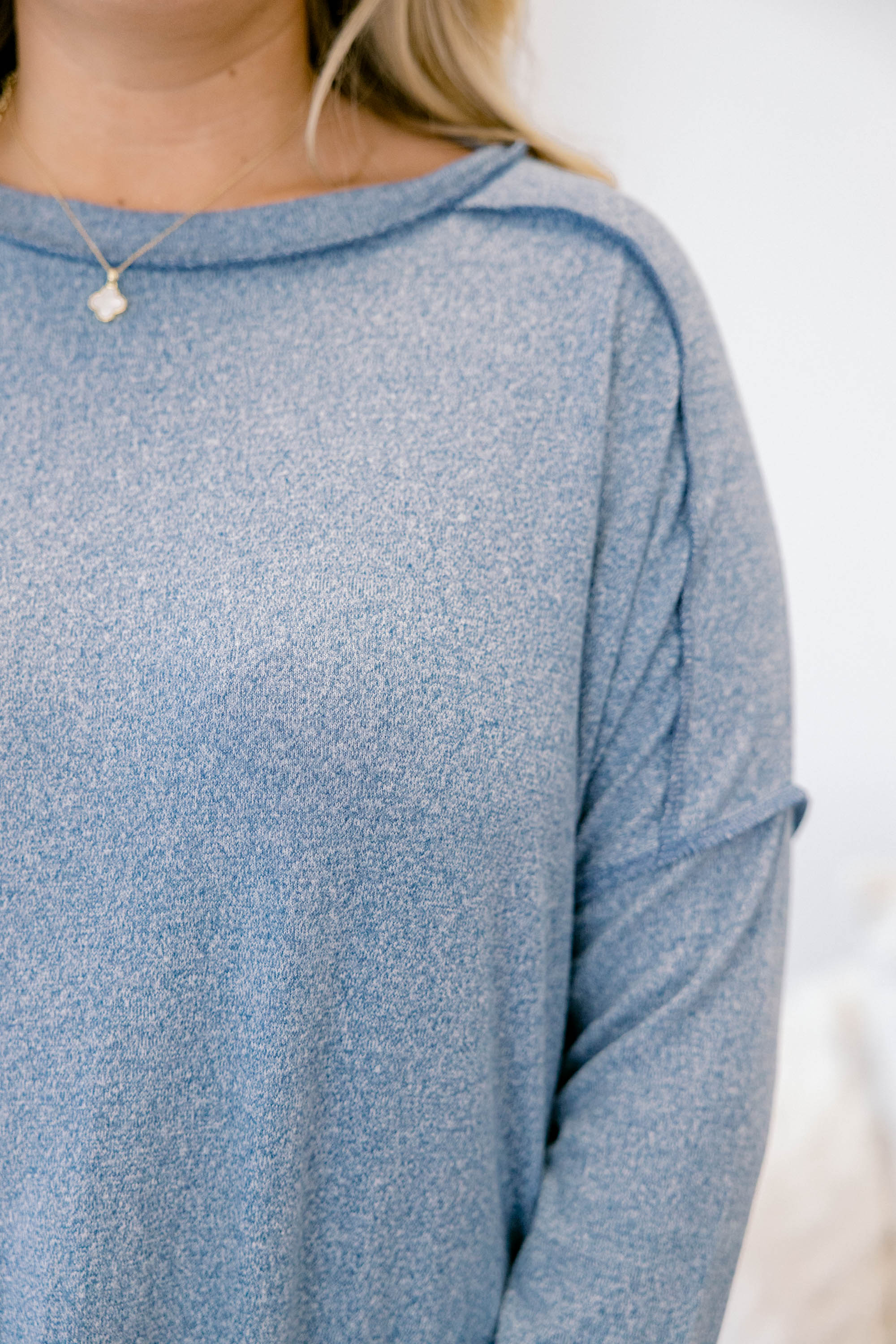 Like It's Nothing Top, Dusty Blue - Giverhouse