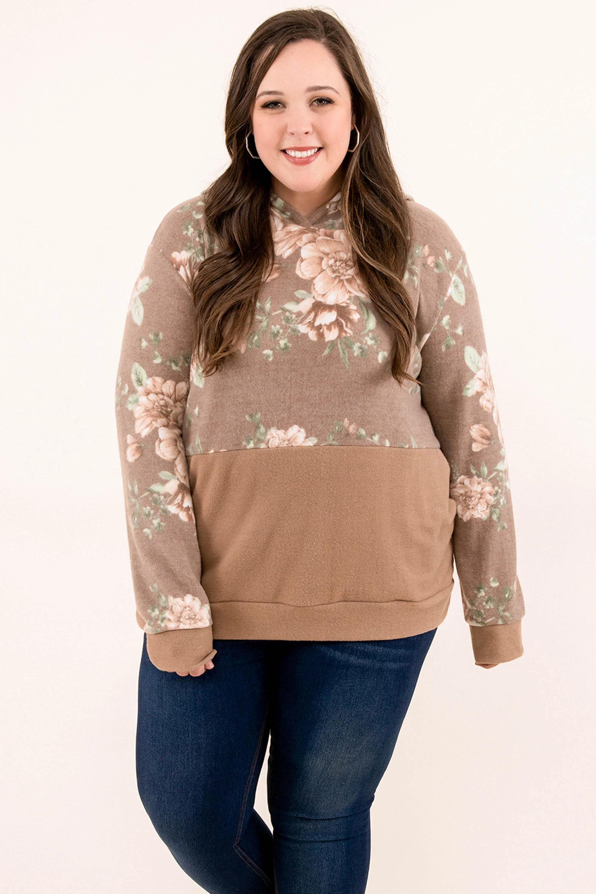 Rained In Hoodie, Brown - Giverhouse