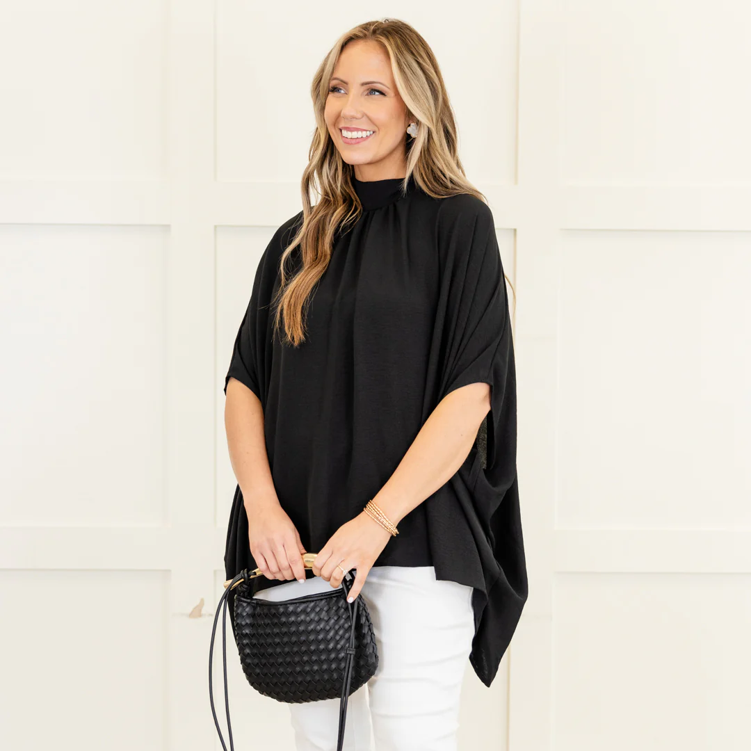 Look Good, Feel Good Top, Black - Giverhouse