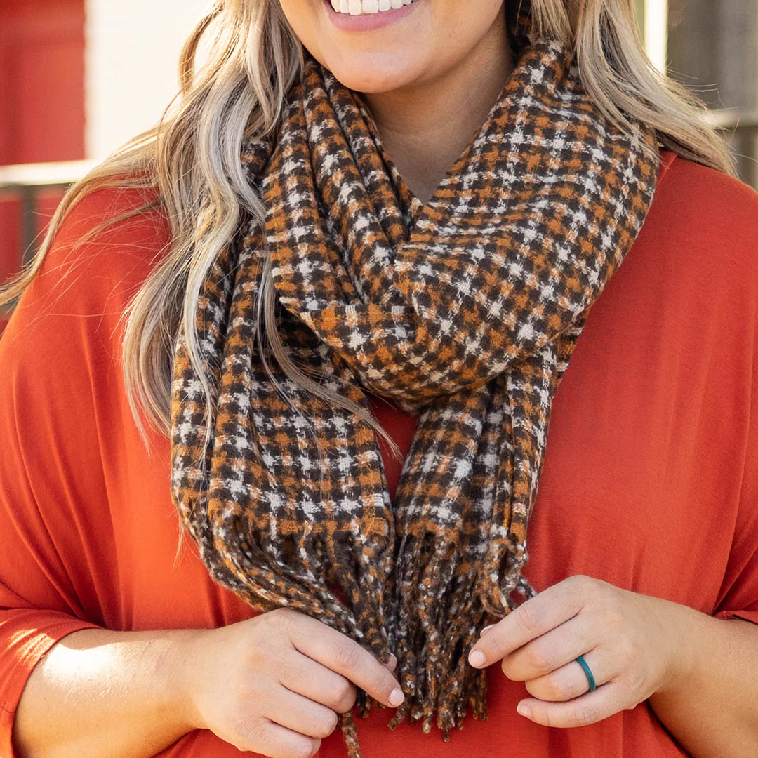 Love Never Ends Scarf, Brown - Giverhouse