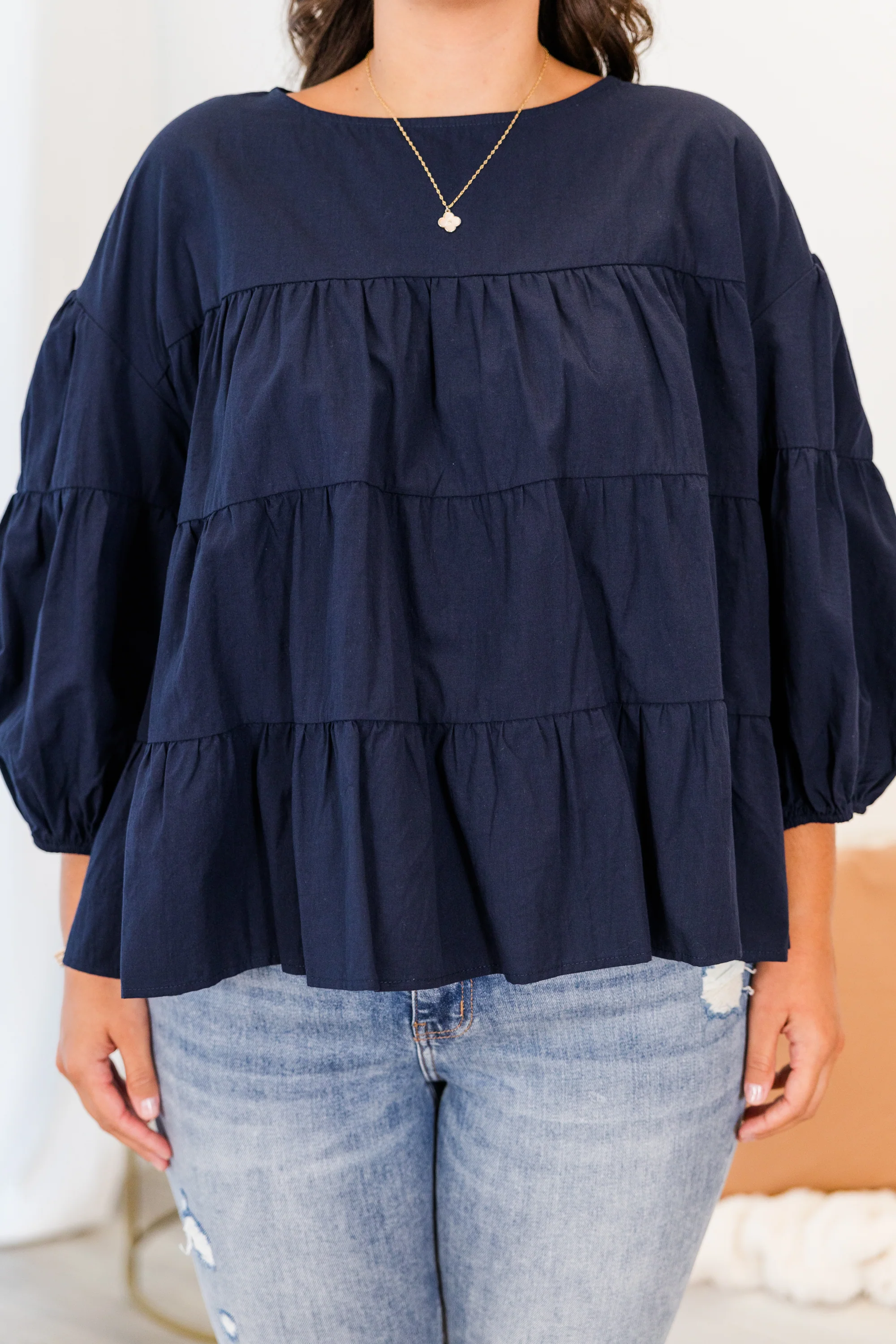 You Look So Perfect Top, Blue - Giverhouse