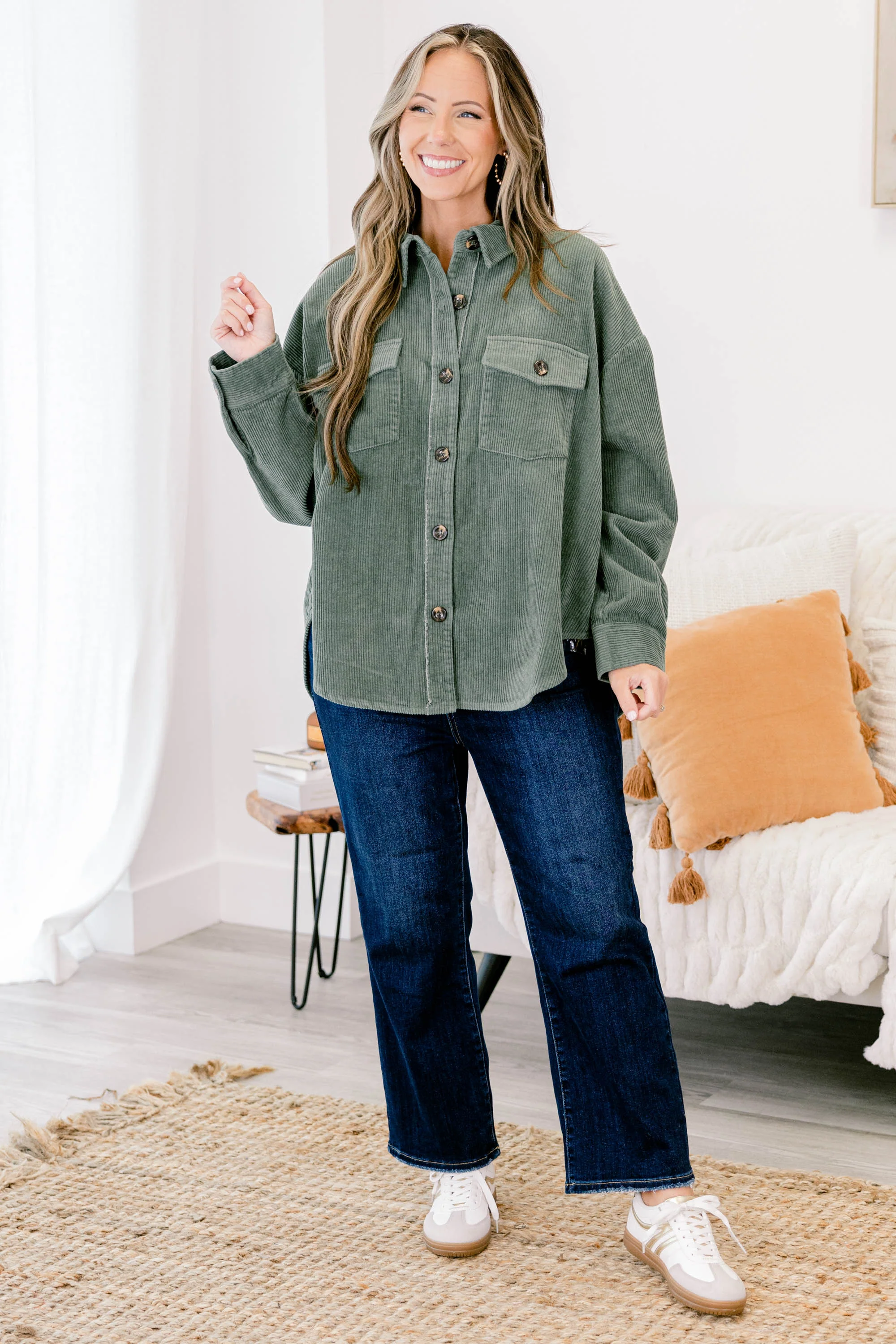 Nature Lover Shacket, Olive - Giverhouse