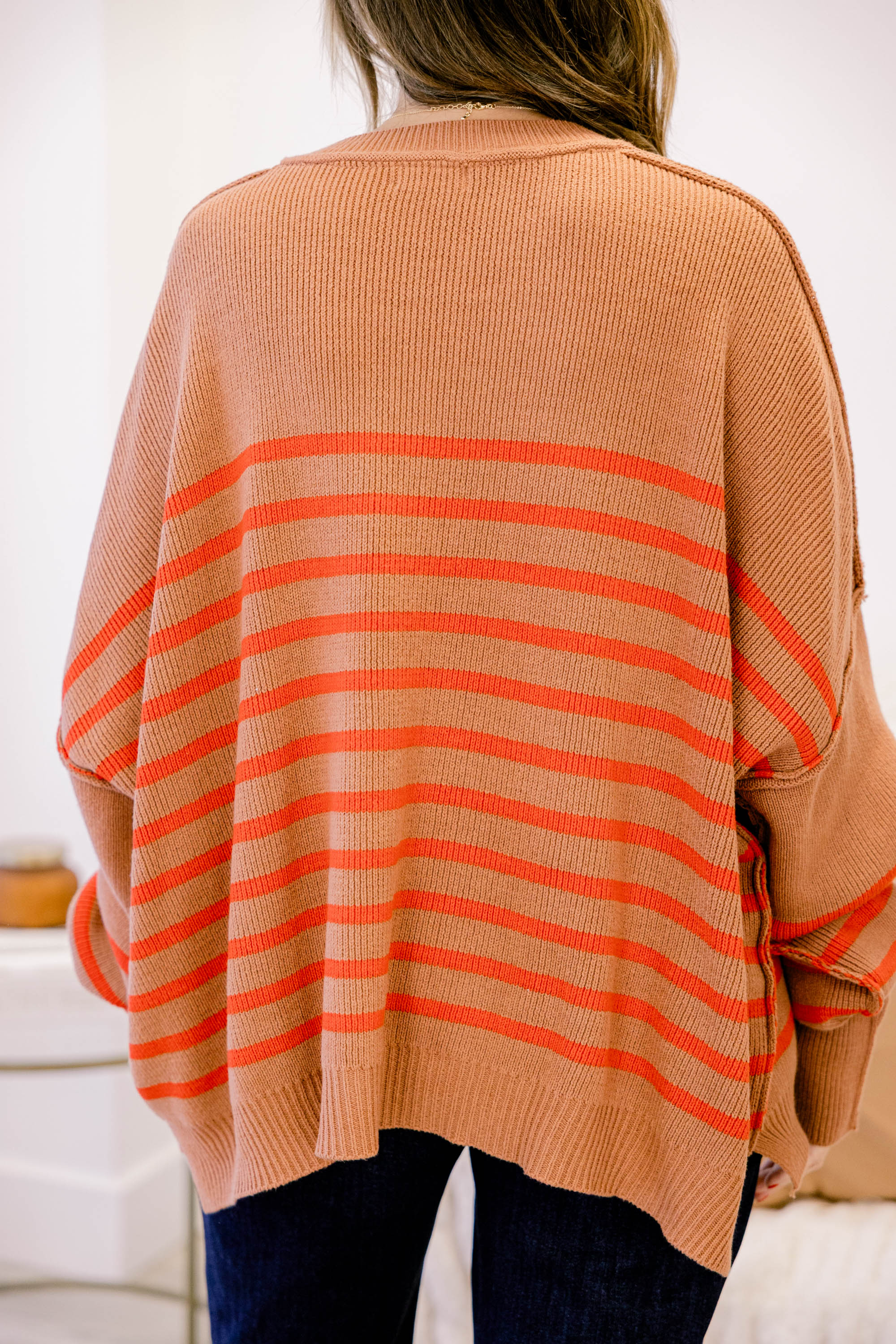 Magically Perfect Sweater, Brown-Red - Giverhouse