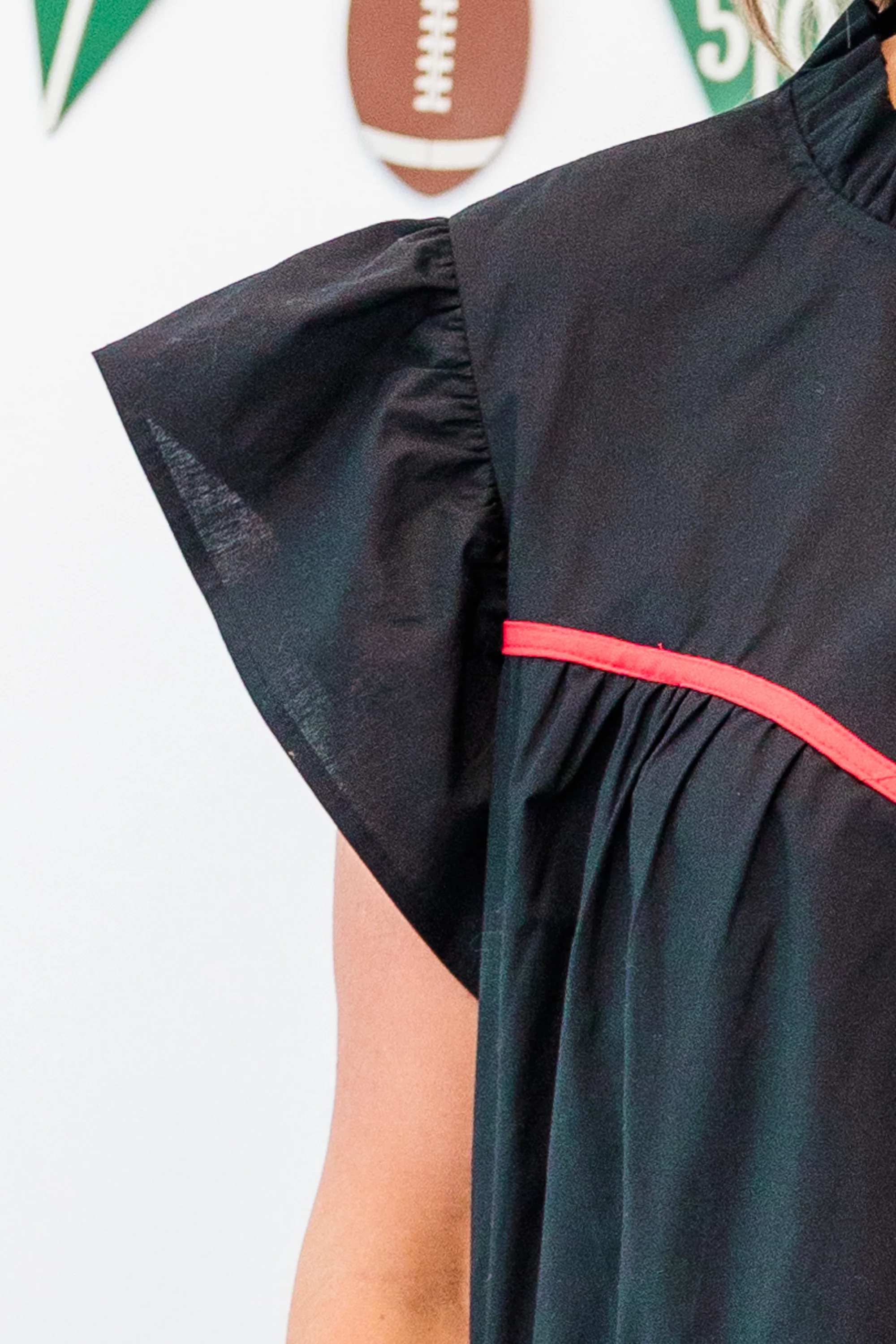 All The Spirit Top, Black-Red - Giverhouse