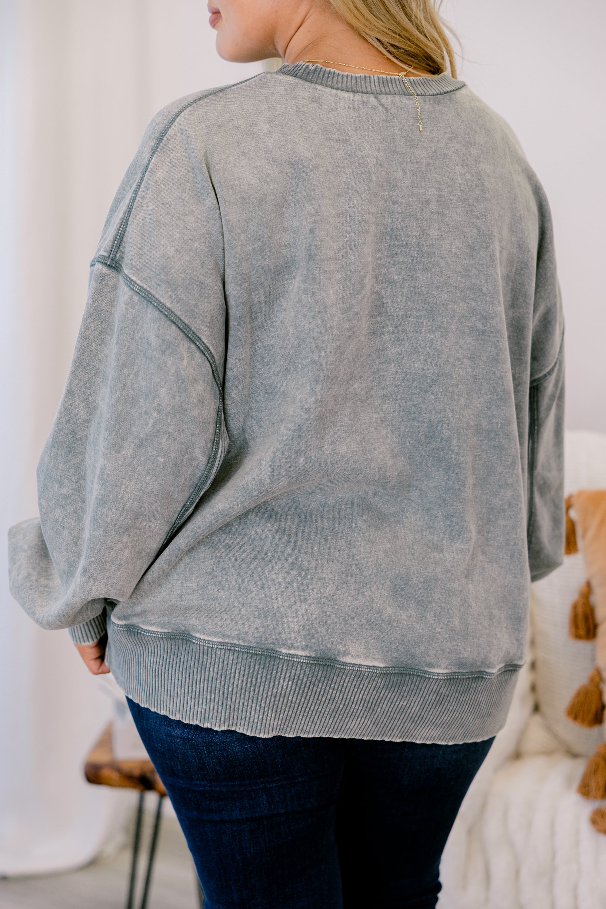 Only Getting Started Pullover, Ash Jade - Giverhouse