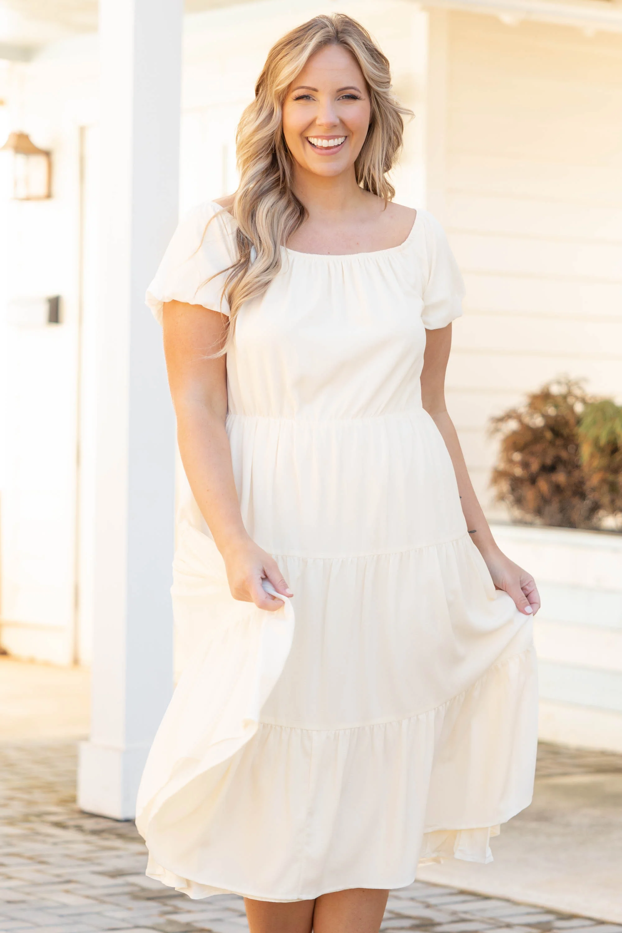 Brunch Out Dress, Lemon - Giverhouse