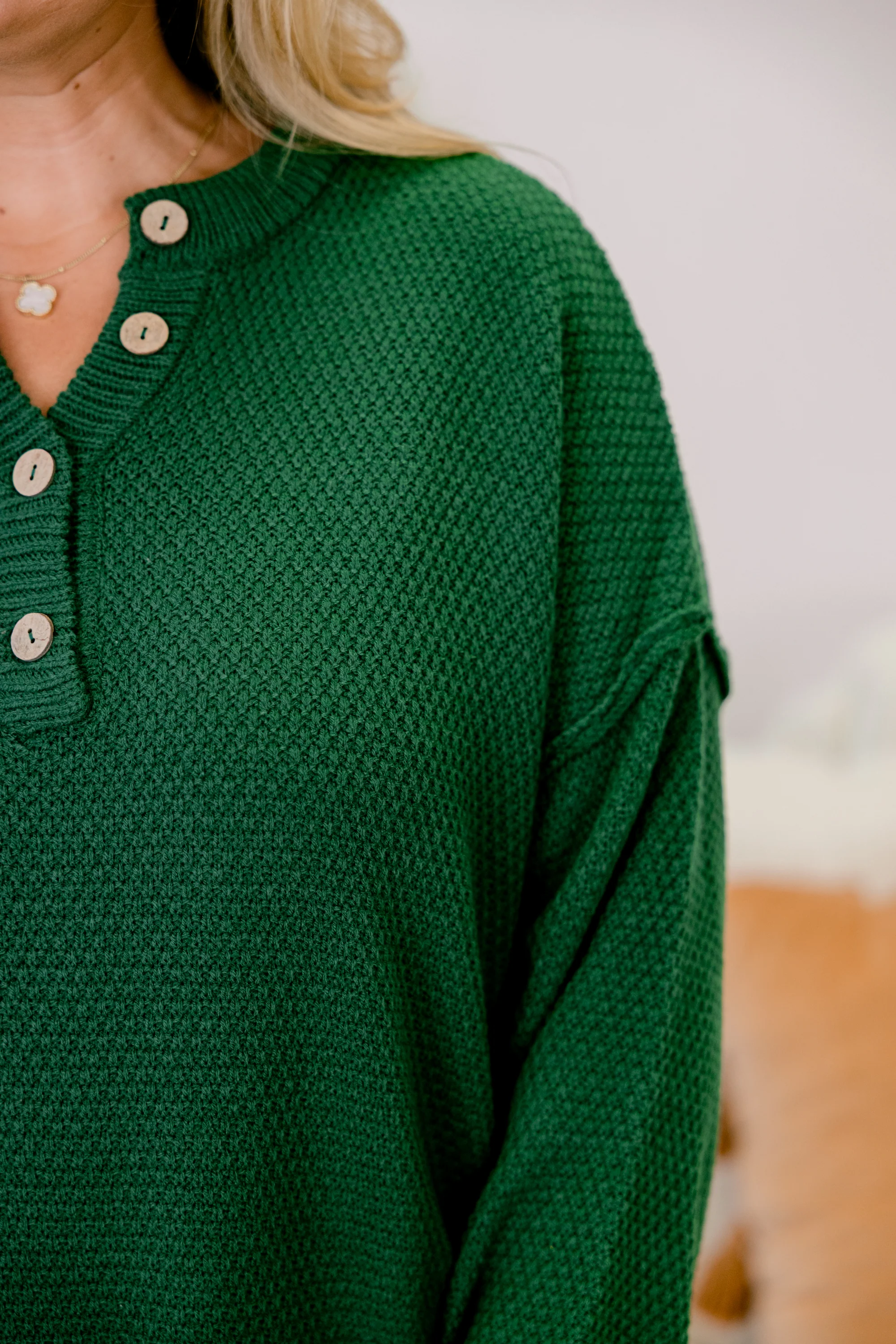 Do This All The Time Sweater, Dark Green - Giverhouse