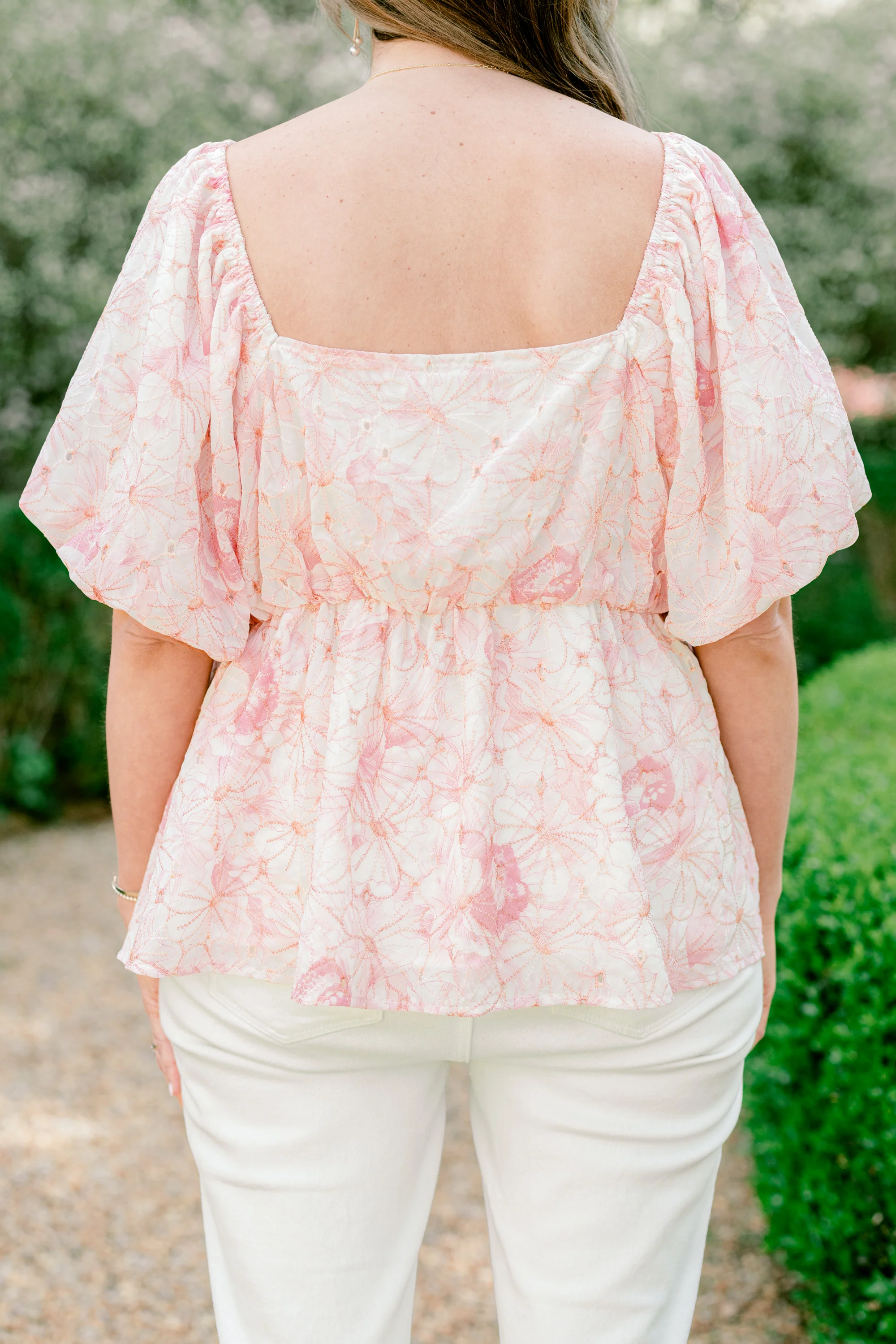 Spring Romance Top, Pink Floral - Giverhouse
