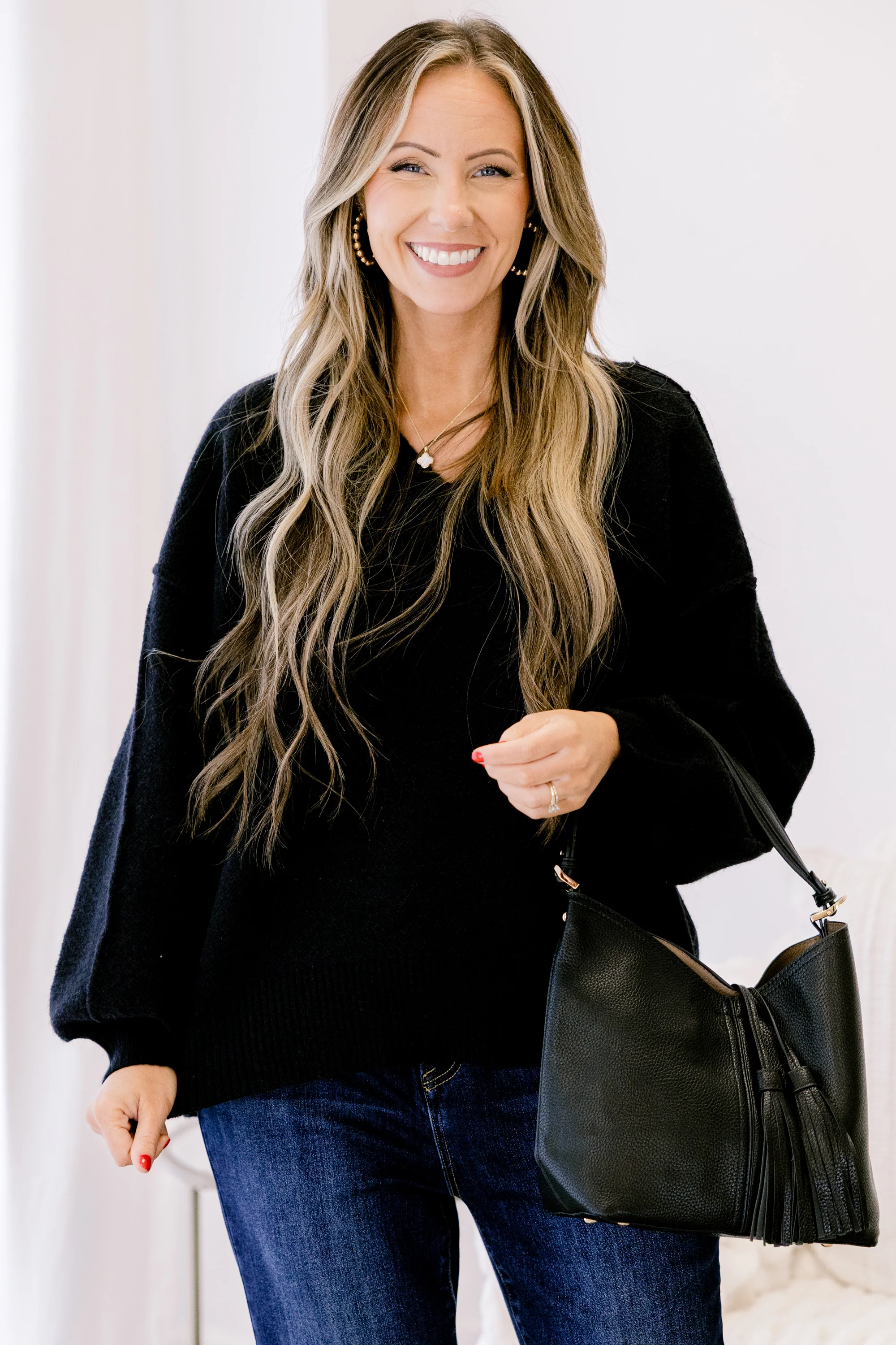 Came Back Better Sweater, Black - Giverhouse