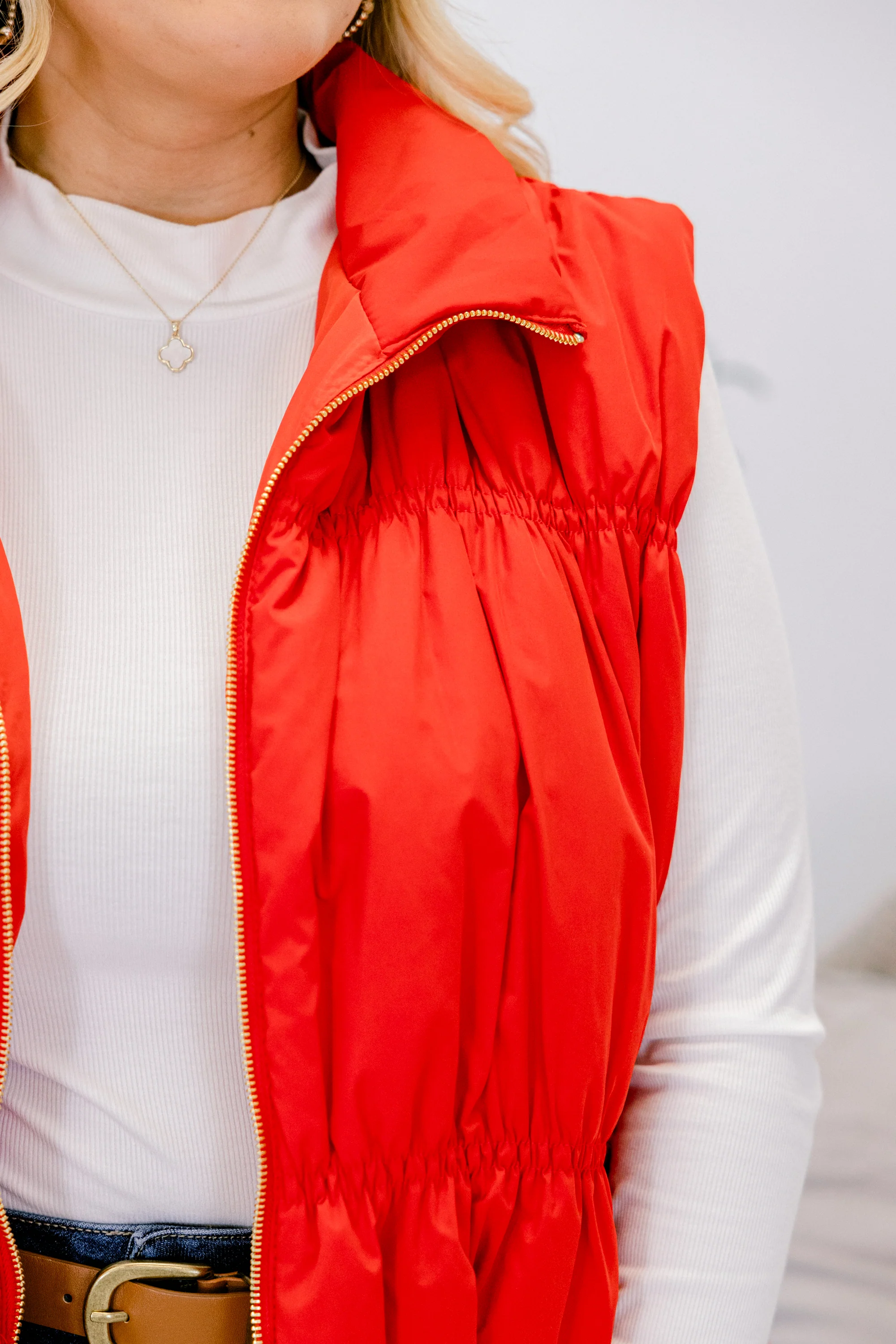 Behind Blue Eyes Vest, Red - Giverhouse