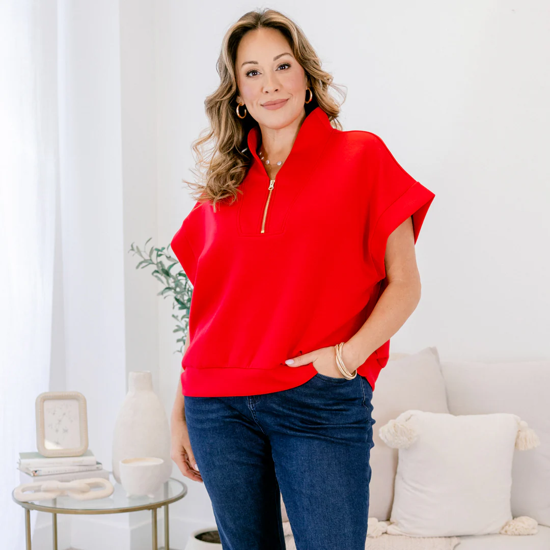 Keepin' It Simple Top, Ruby - Giverhouse