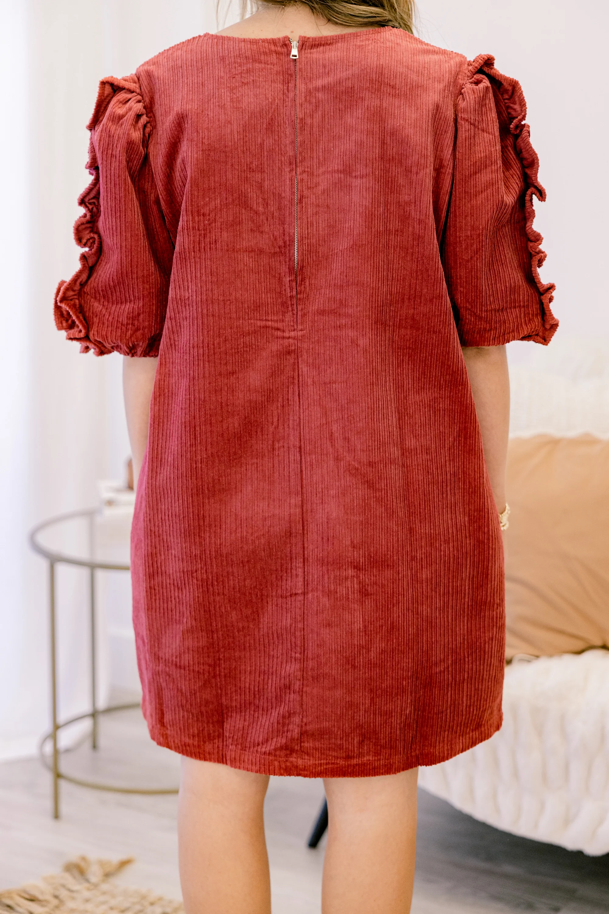 For The Moment Dress, Red - Giverhouse
