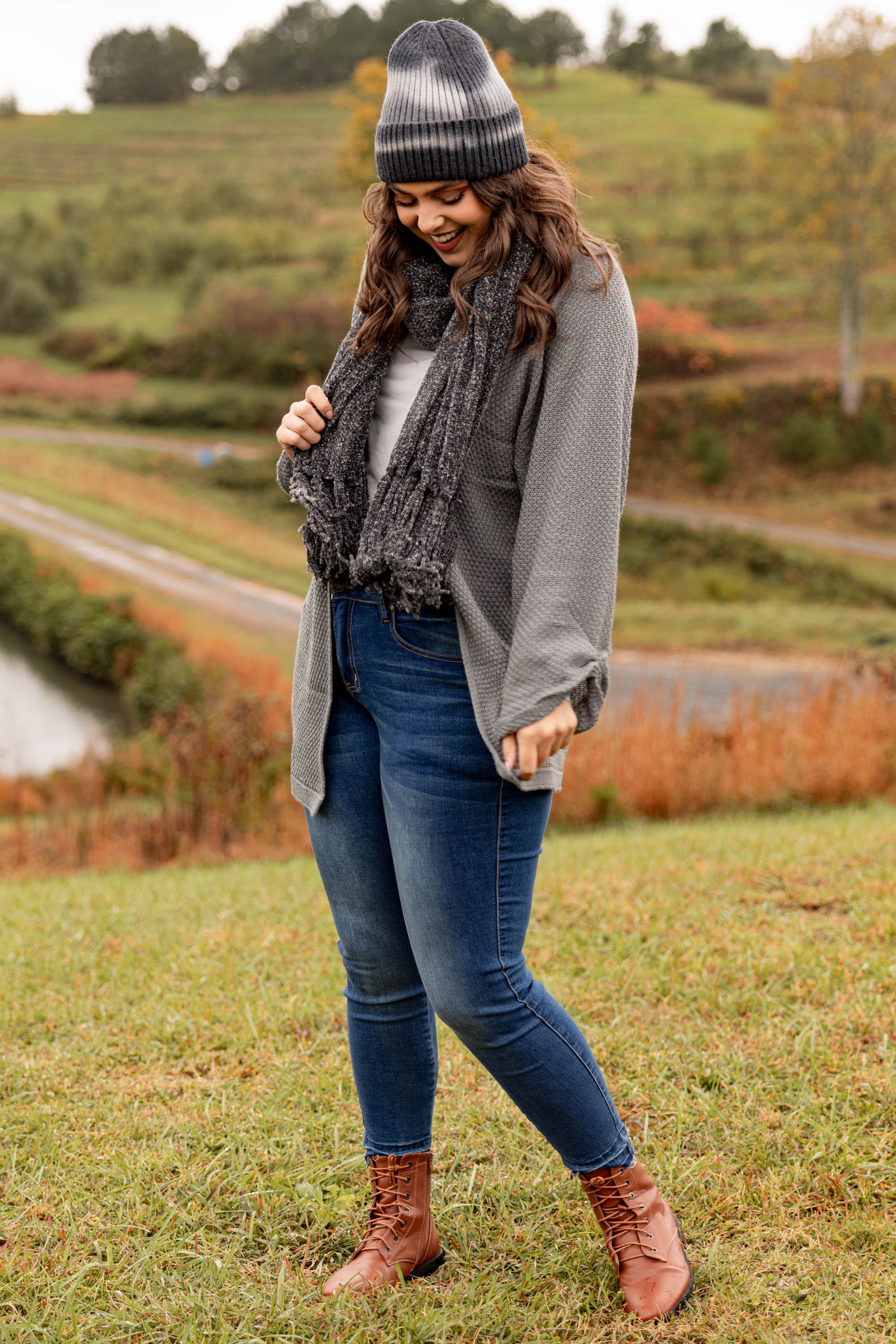 Weft In Warmth Scarf, Black - Giverhouse