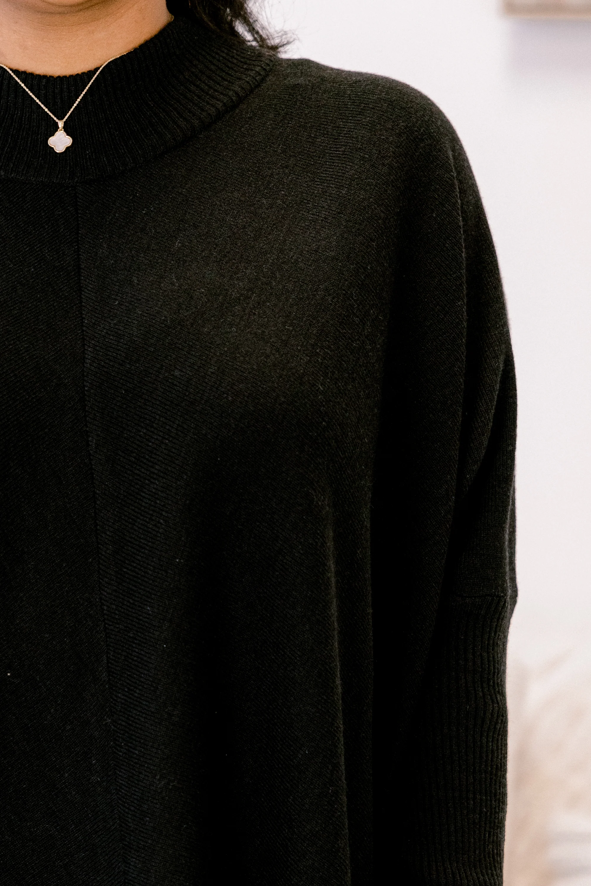 Thinking Of Us Tunic, Black - Giverhouse