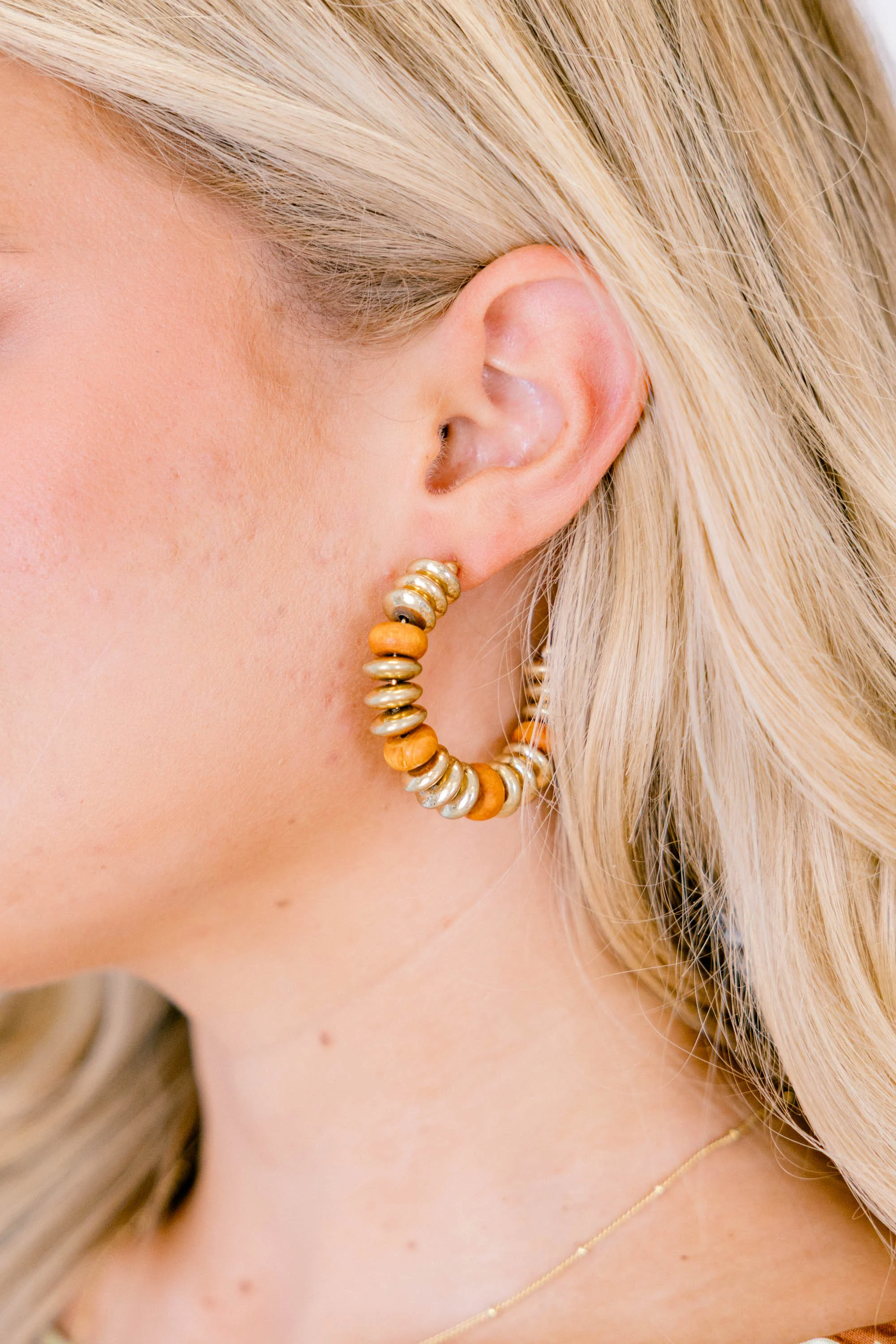 Just Another Path Earrings, Brown - Giverhouse