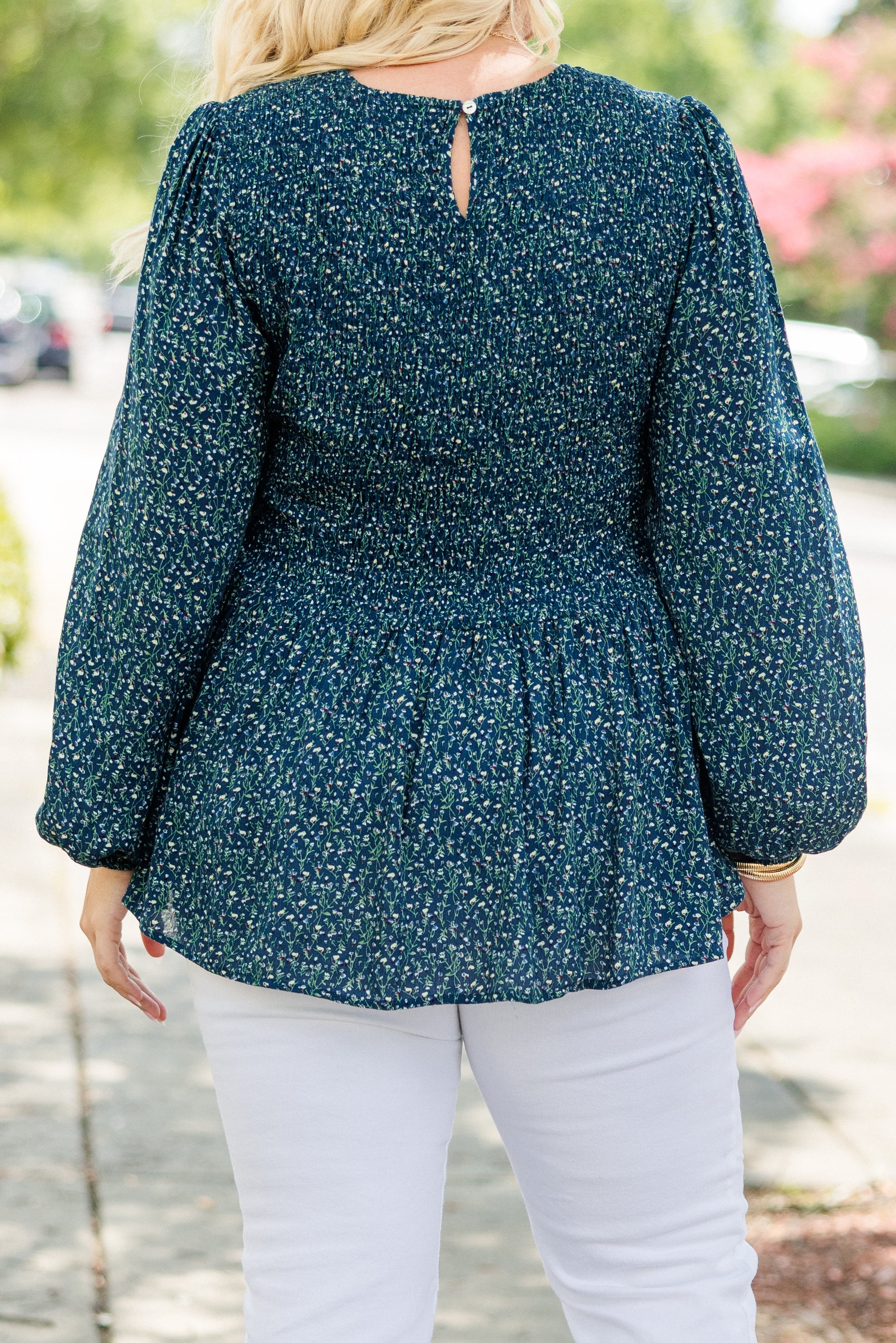 Wallflower Kisses Top, Navy - Giverhouse