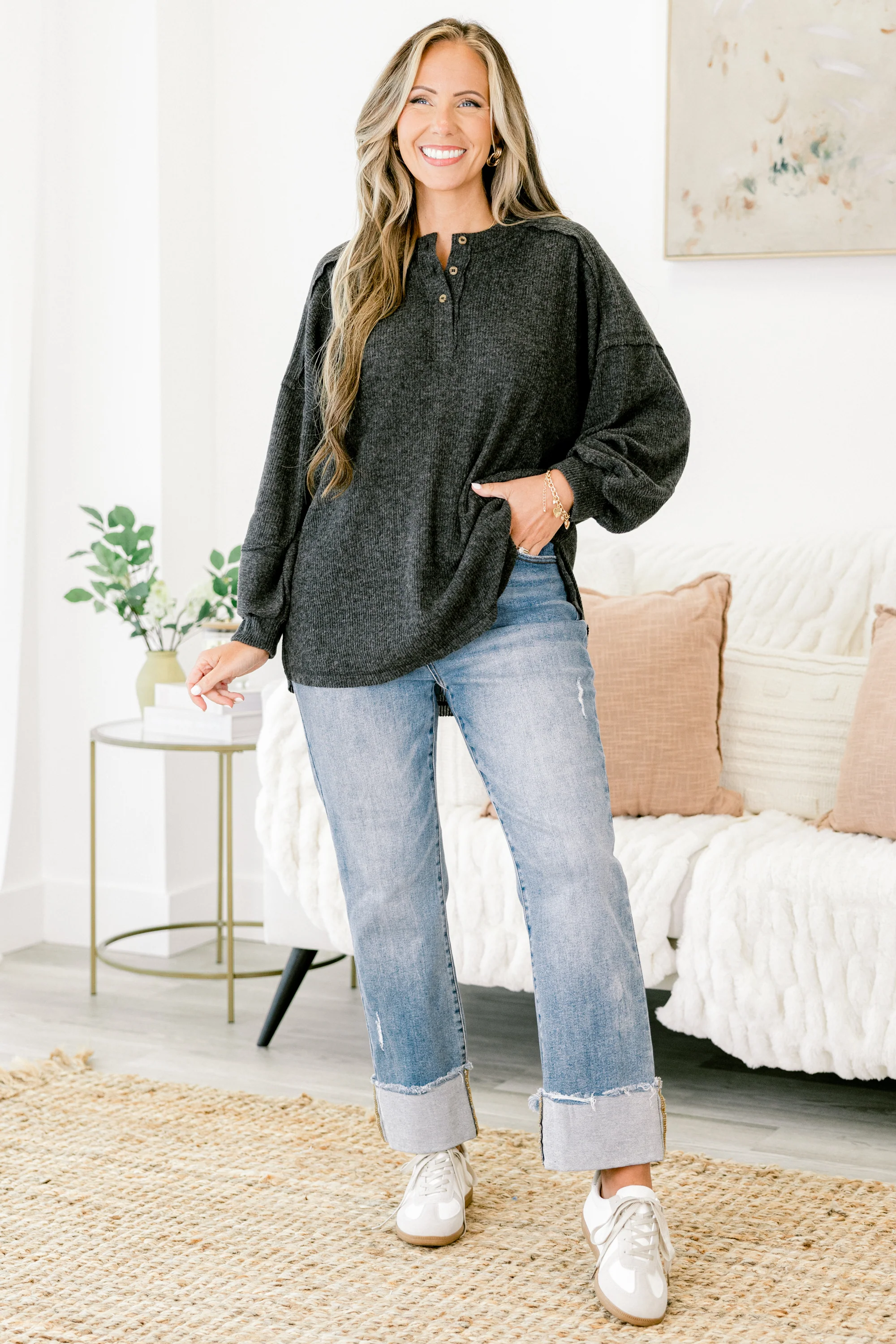 Chill Days Sweater, Black - Giverhouse