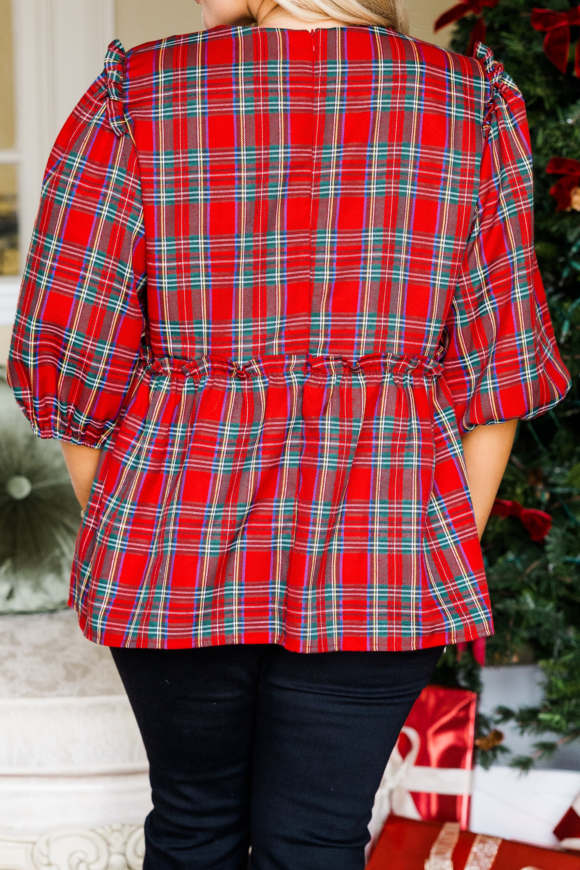 Time Of Year Top, Red - Giverhouse