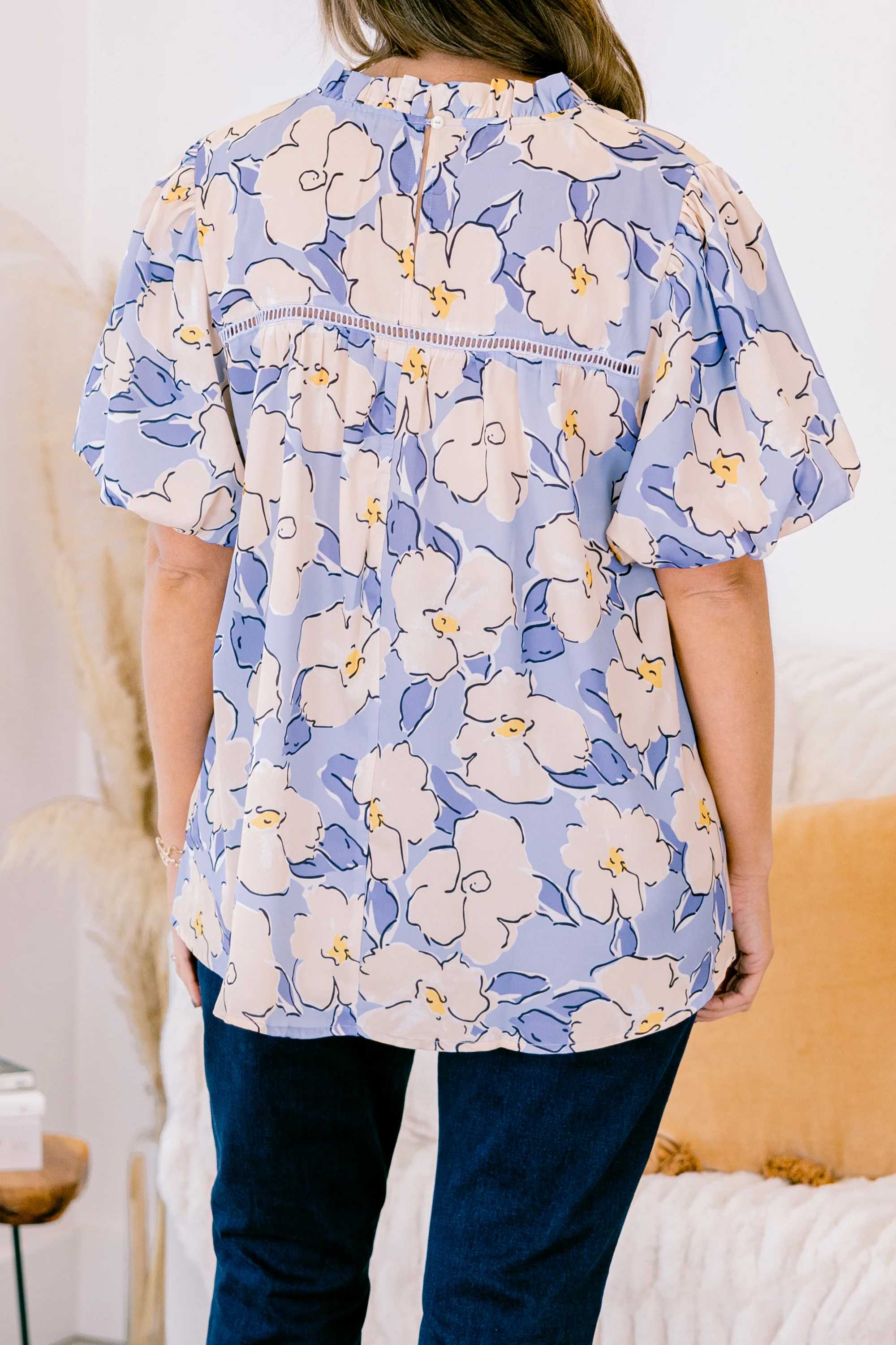 Focusing On Myself Top, Periwinkle - Giverhouse