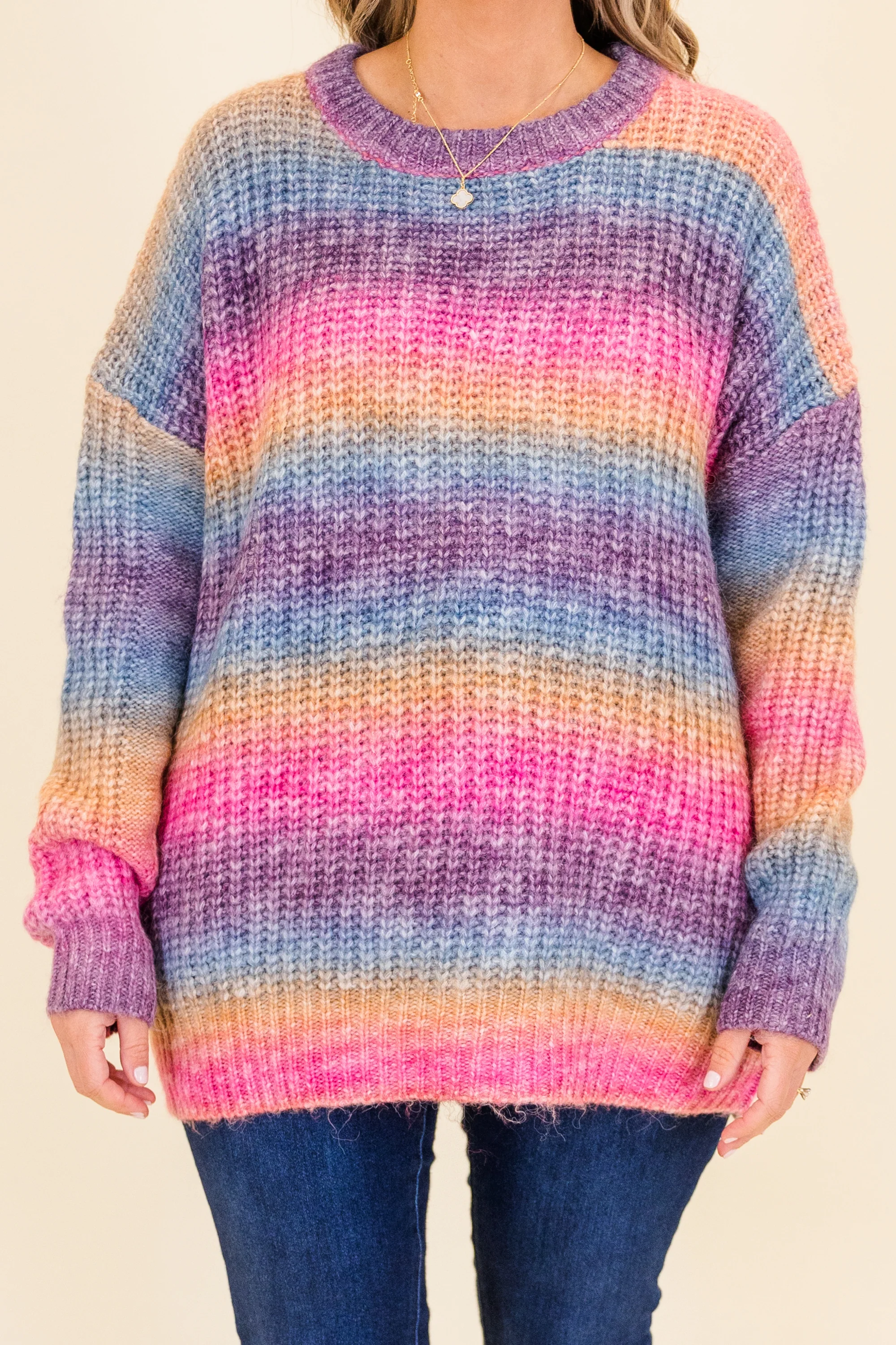 Golden Hour Sweater, Red-Orange - Giverhouse