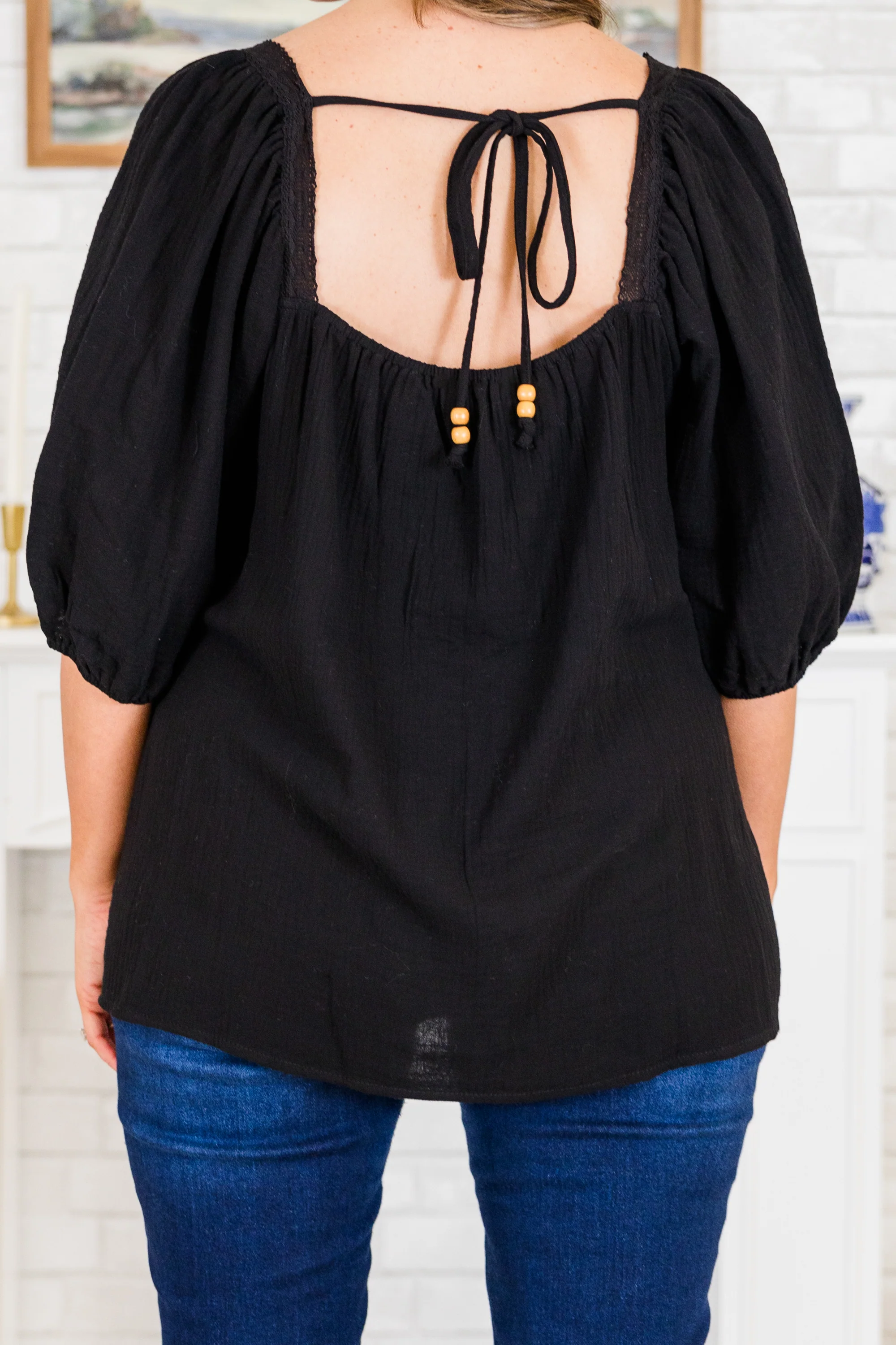 It's Not My Fault Top, Black - Giverhouse