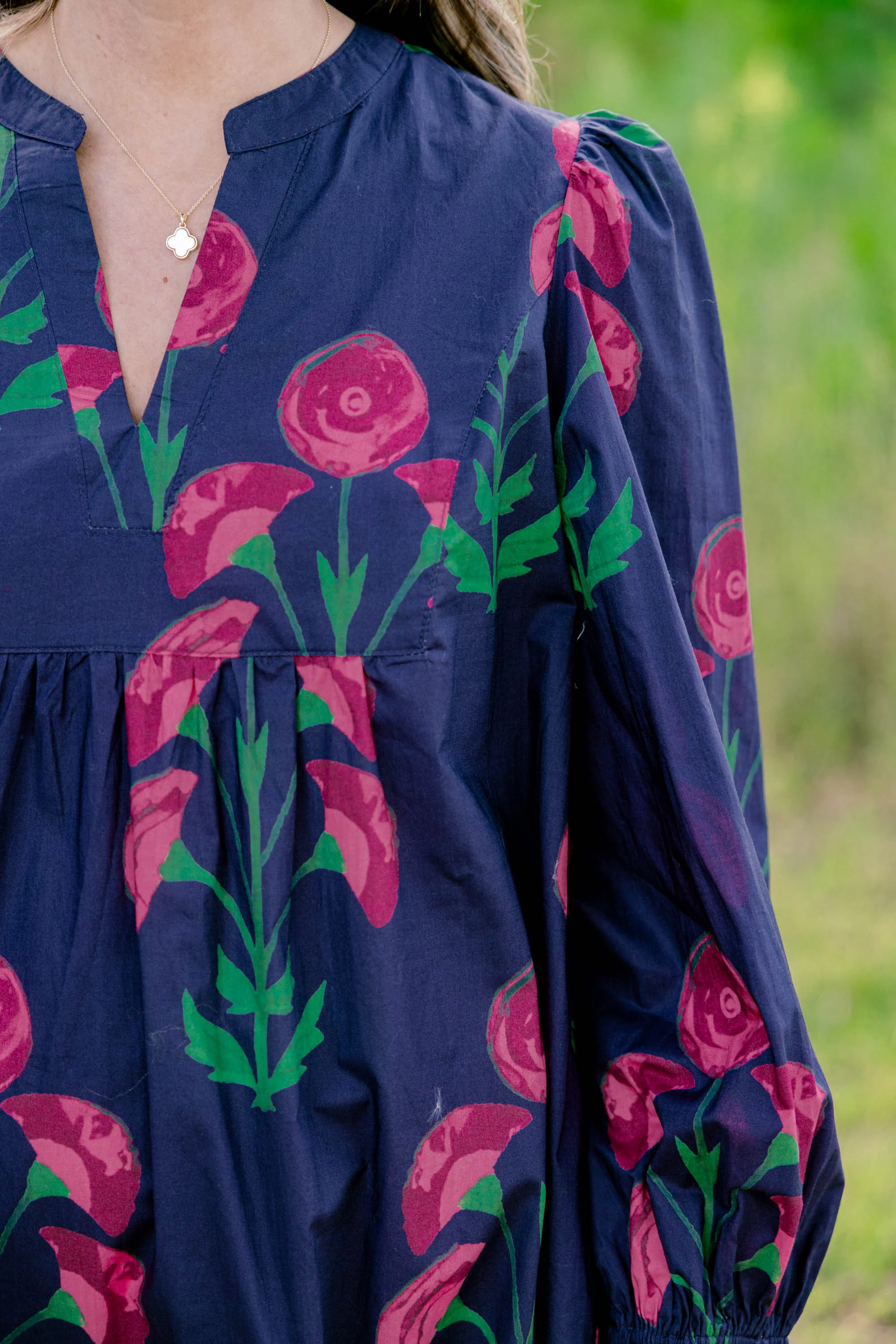 Works For Me Dress, Navy - Giverhouse