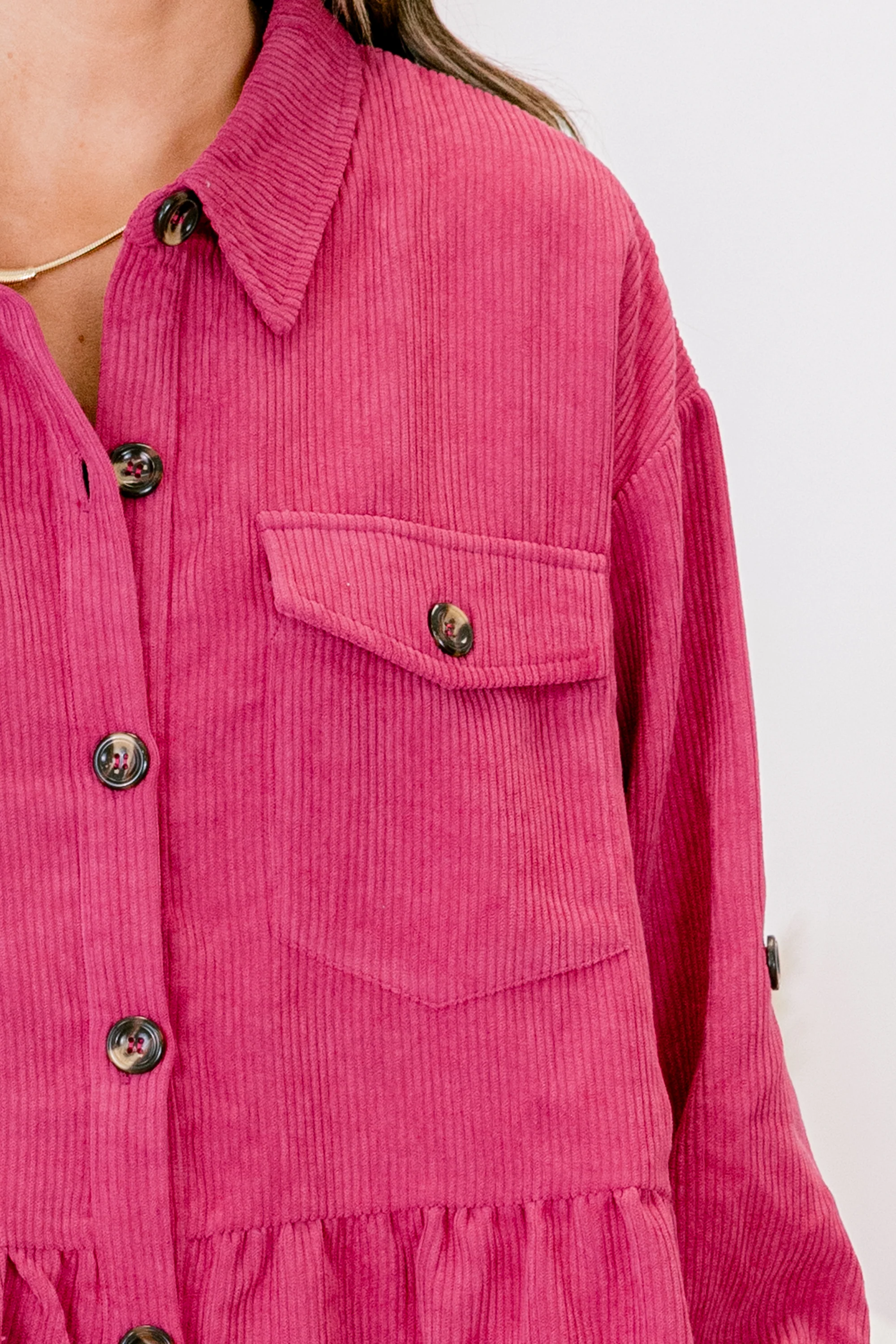 Love Without Limits Shacket, Magenta - Giverhouse