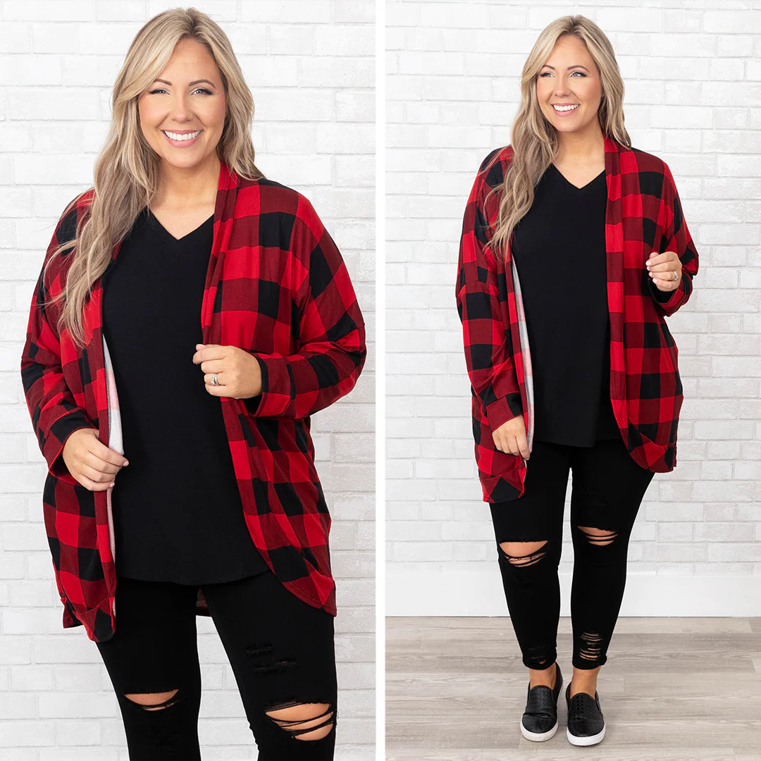 She's The Winner Cardigan, Red - Giverhouse