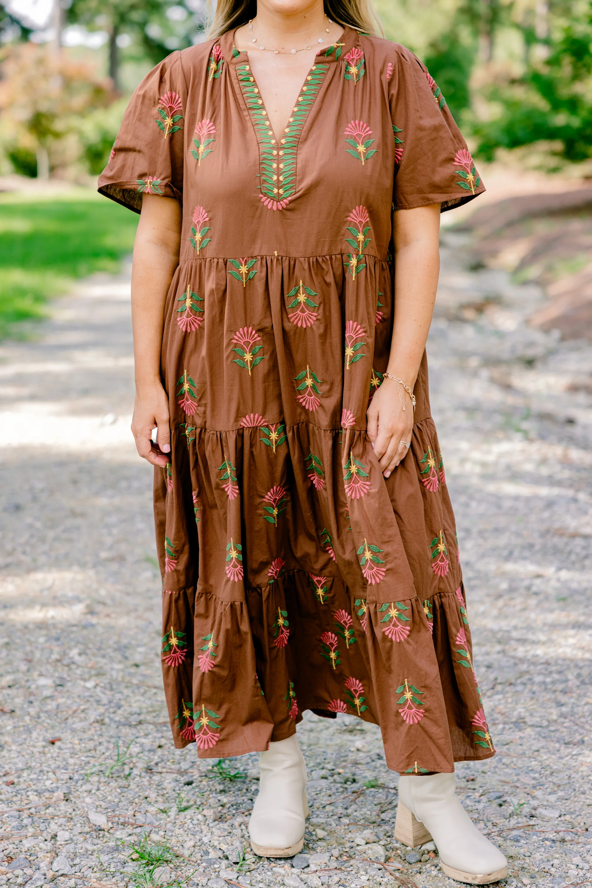 Anything Goes Dress, Brown - Giverhouse