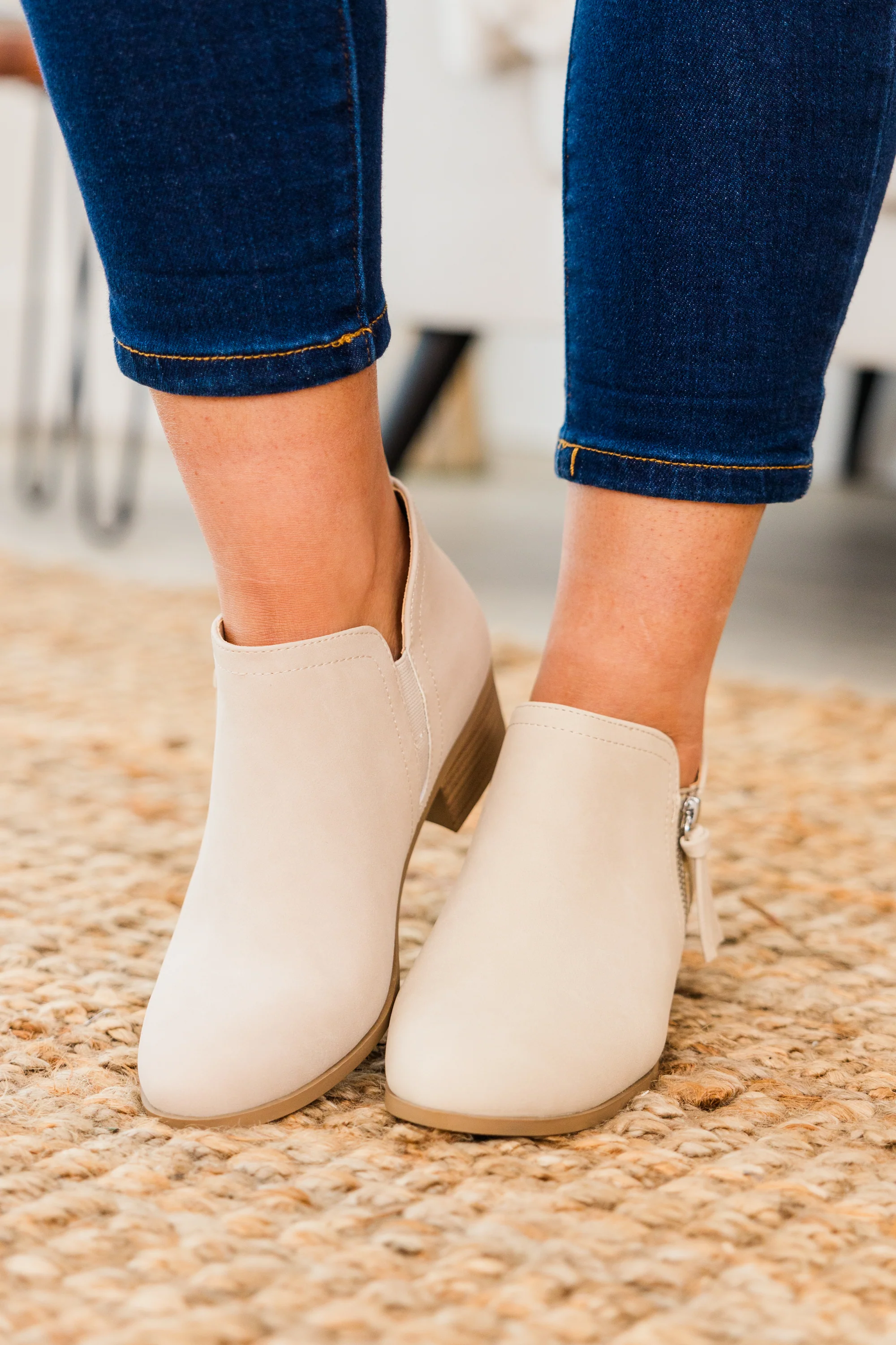 Wild Is The Wind Booties, Nude - Giverhouse