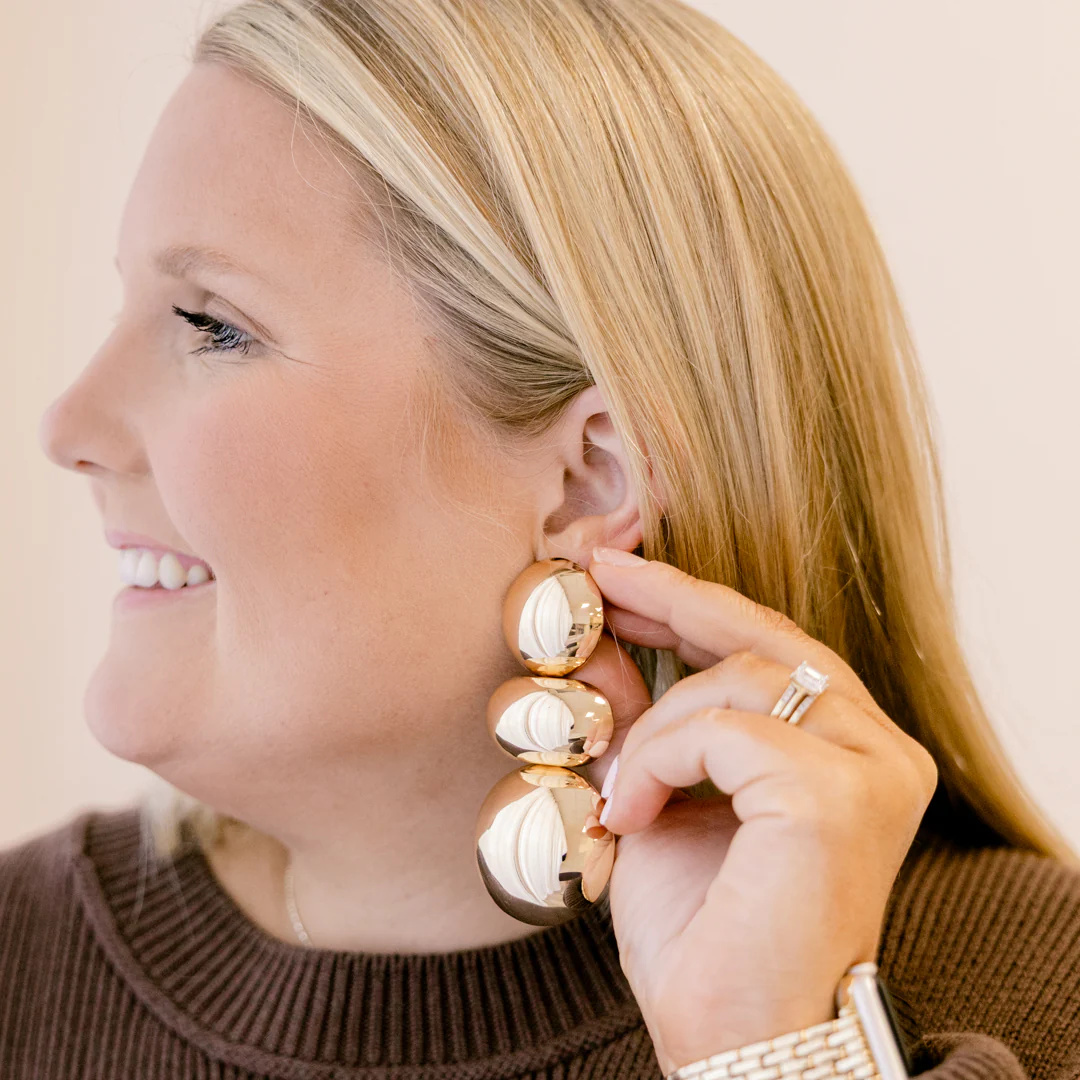 Living Daydream Earrings, Gold - Giverhouse